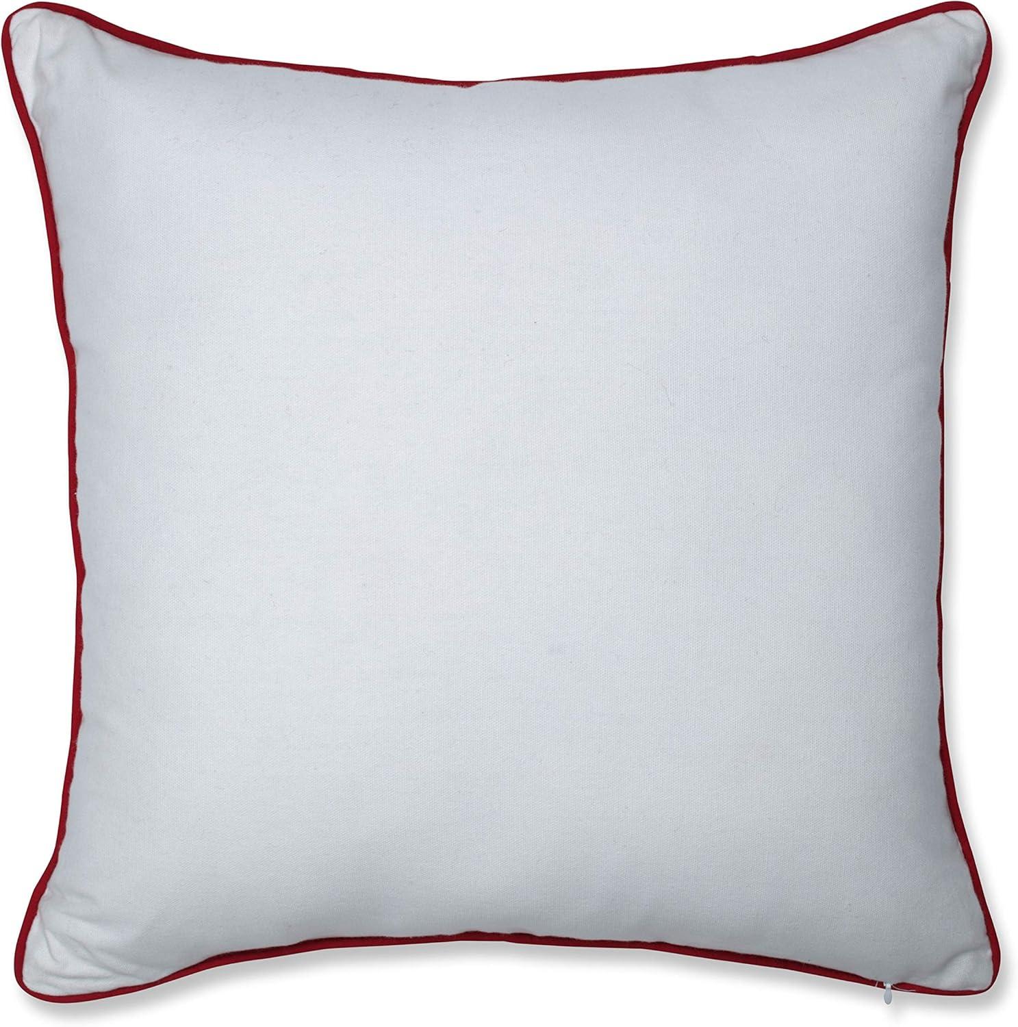 Pillow Perfect Buttons Reversible Throw Pillow
