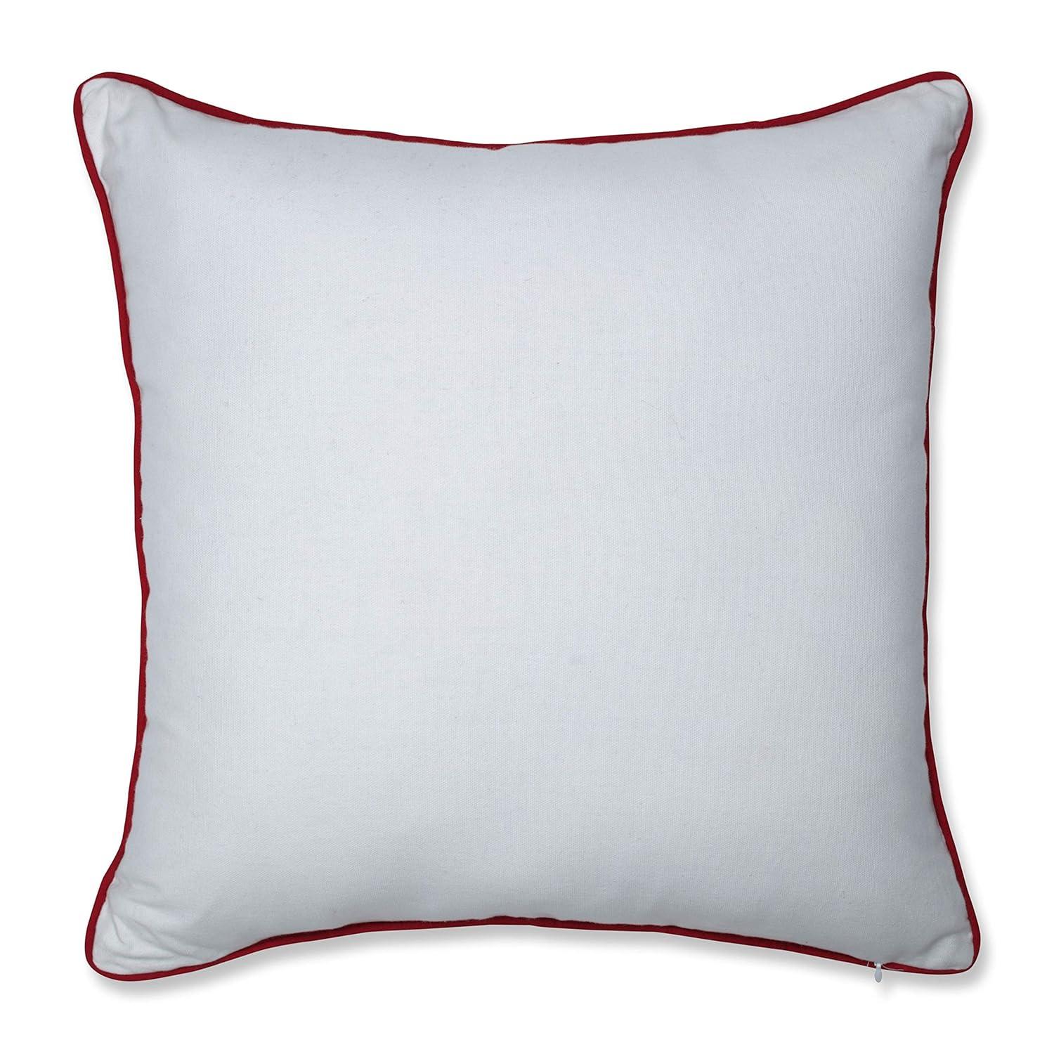 Pillow Perfect Buttons Reversible Throw Pillow