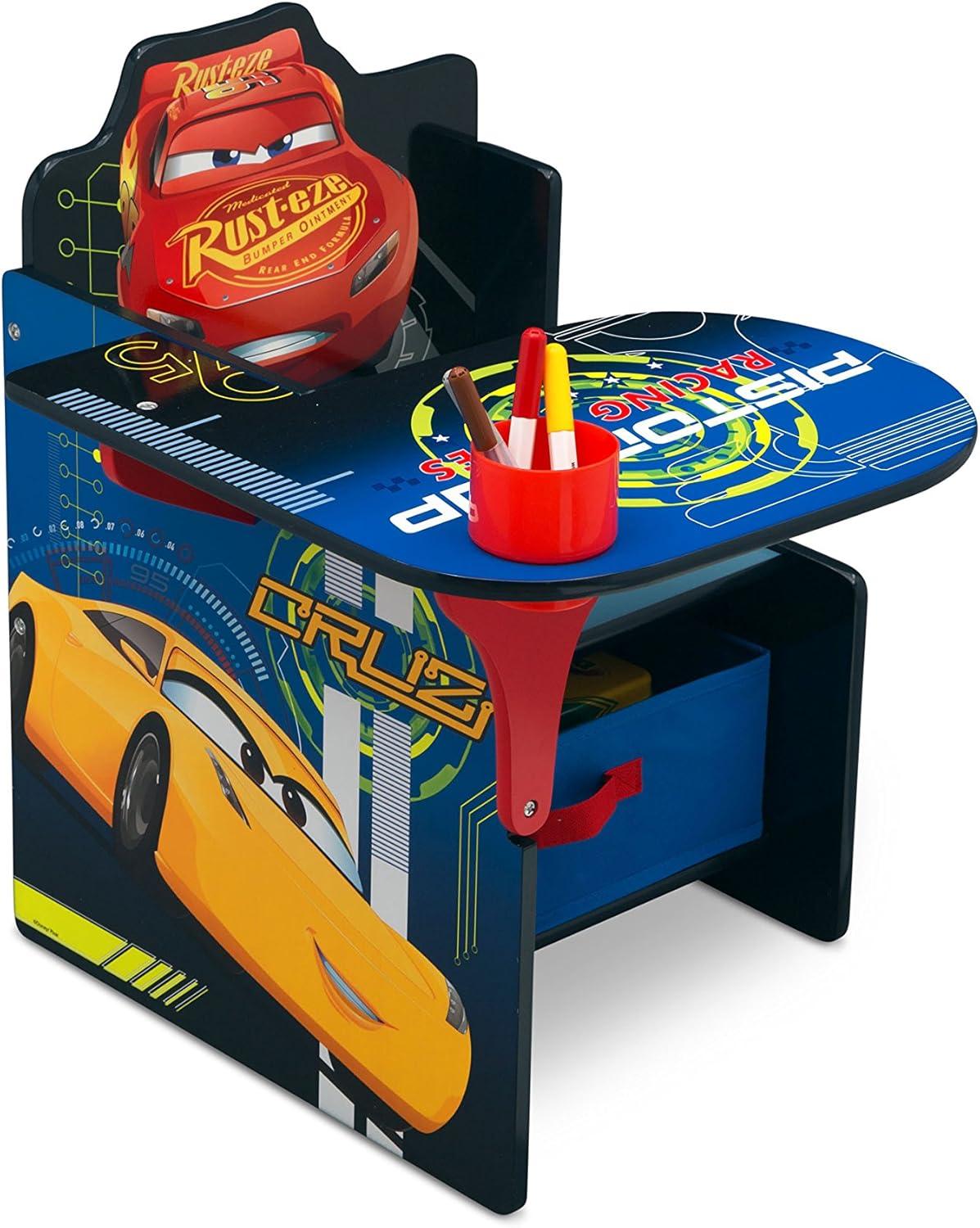 Disney/Pixar Cars Kids Chair Desk with Storage Compartment