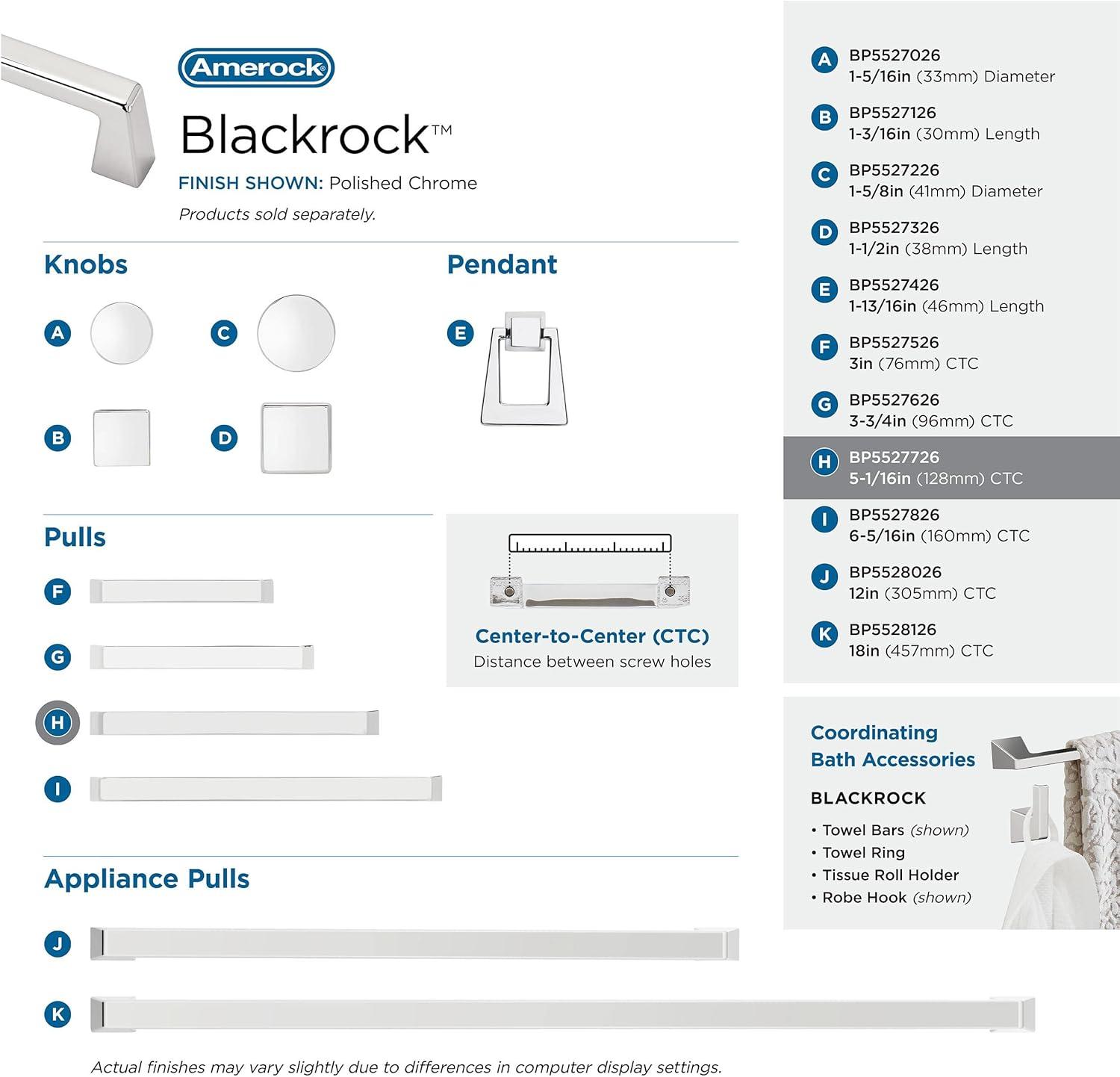 Blackrock 5 1/16" Center to Center Bar Pull