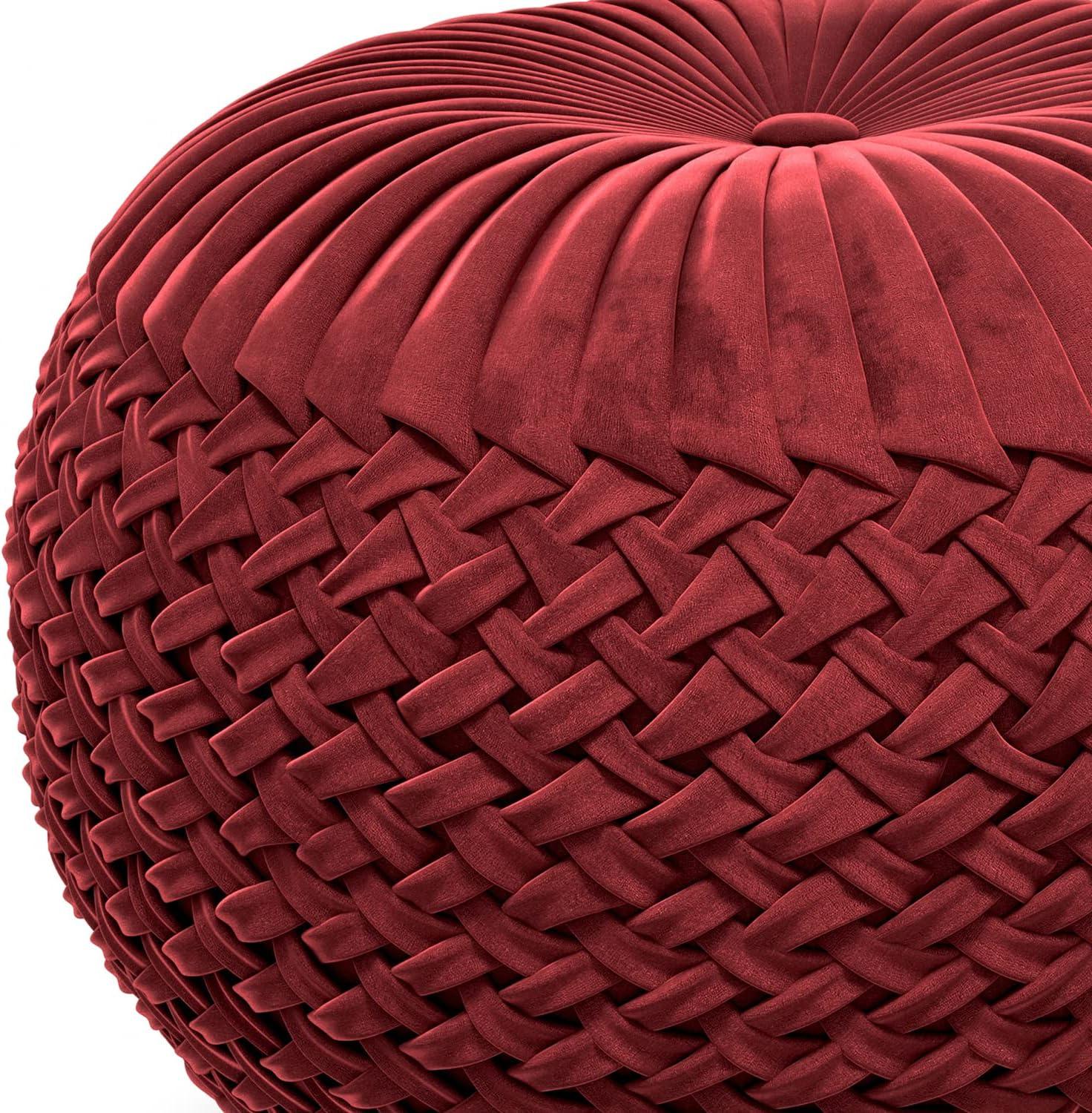 Grafton Velvet Pouf