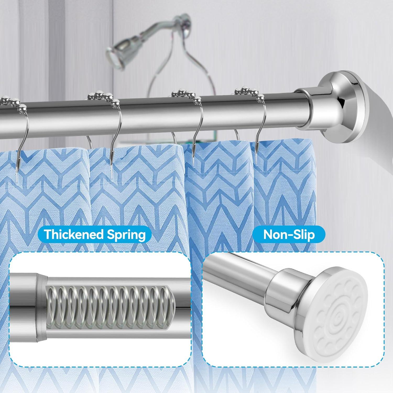 Tromay Heavy Duty Tension Shower Rod