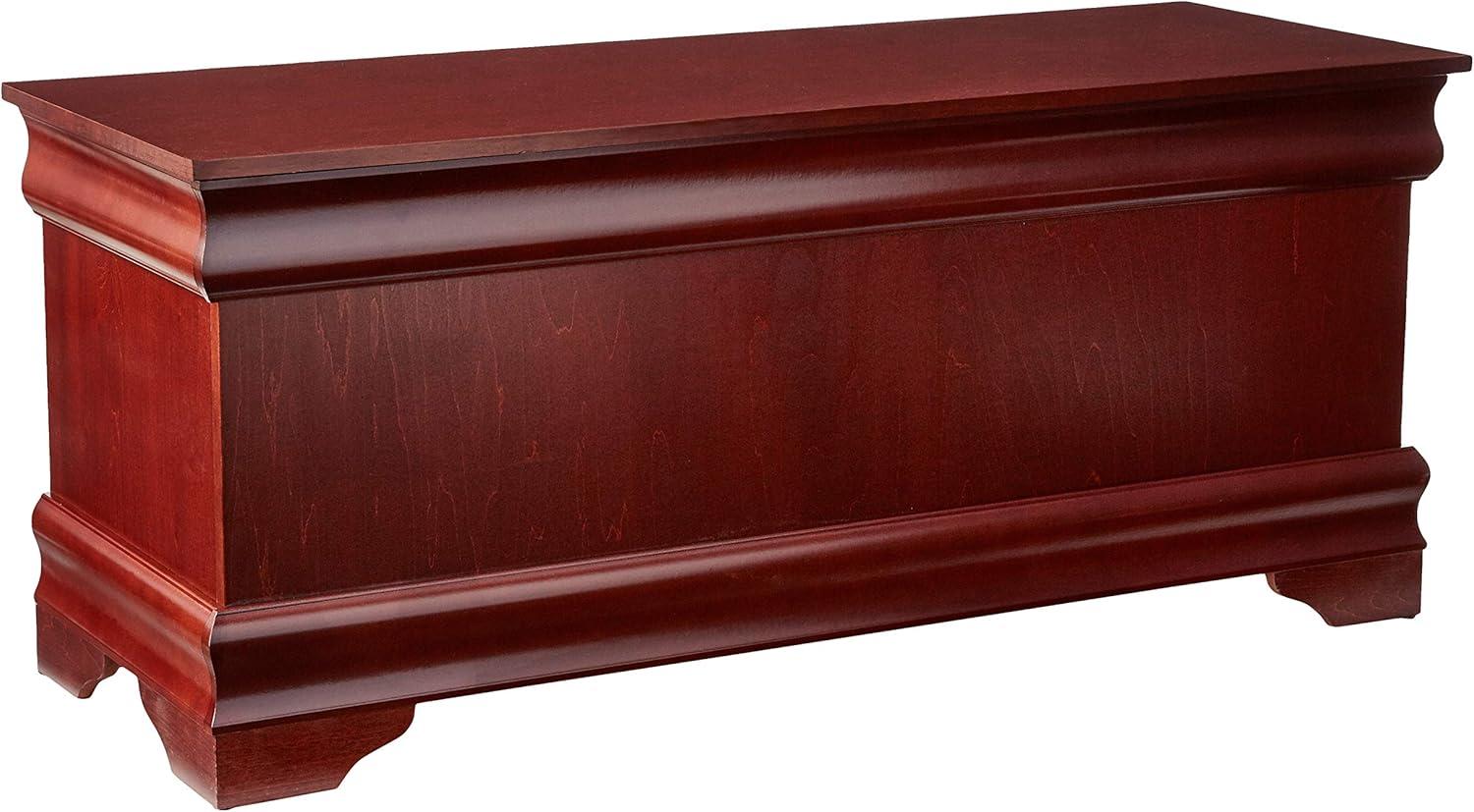 Coaster Pablo Traditional Rectangular Wood Cedar Chest Warm Brown