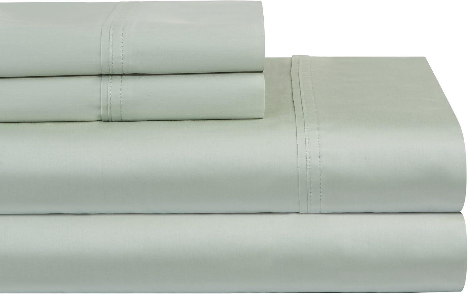 Sage Twin 400 Thread Count Cotton Deep Pocket Sheet Set