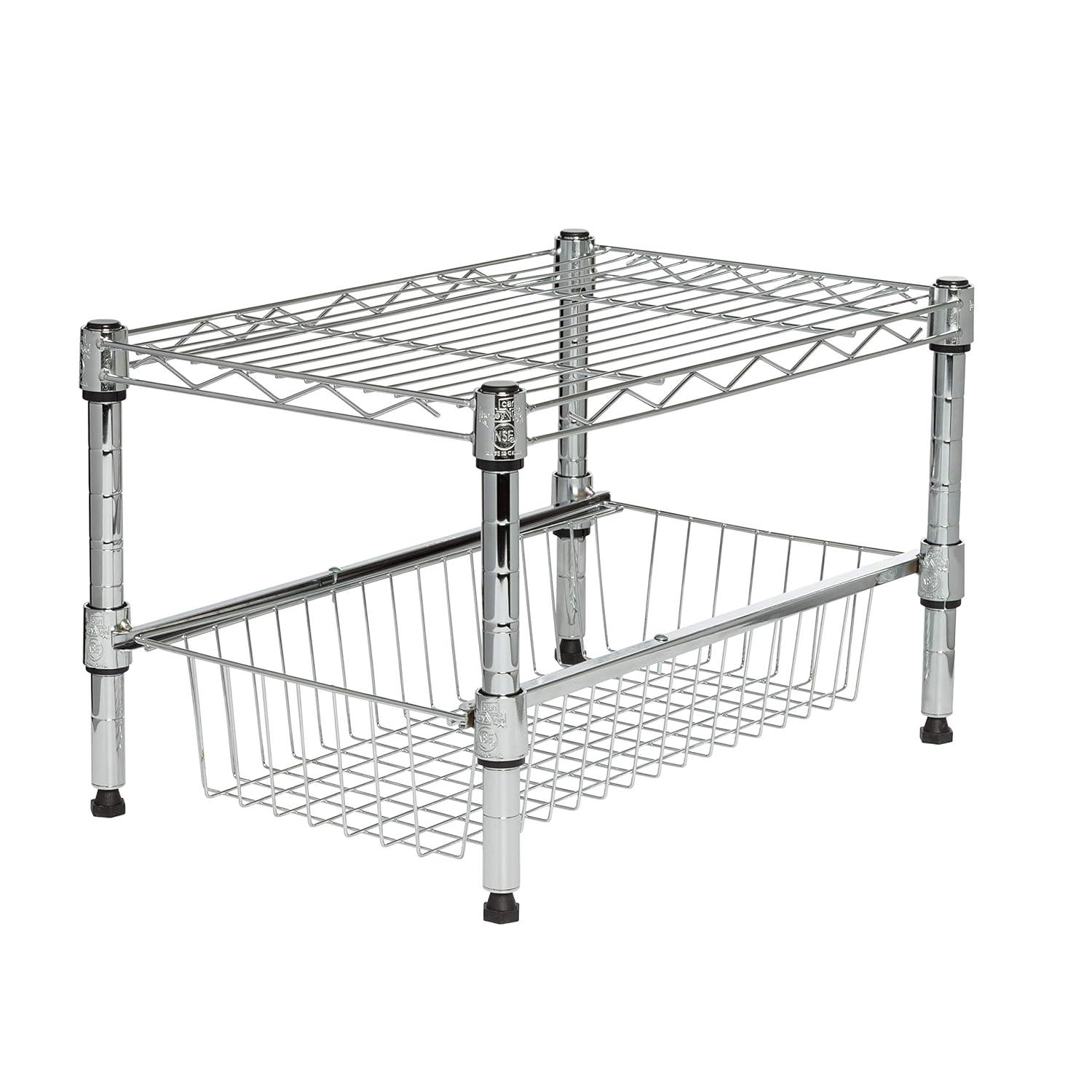 Rebrilliant Calin Cabinet Shelving Rack