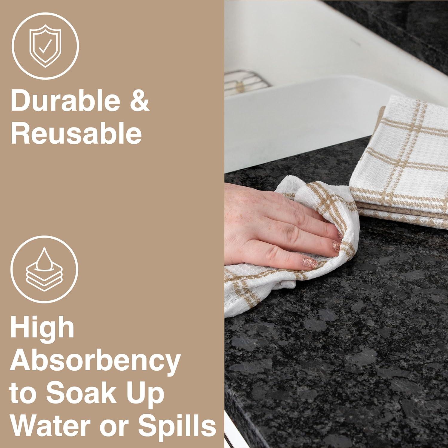 T-fal Flat Waffle Kitchen Dishcloth Set