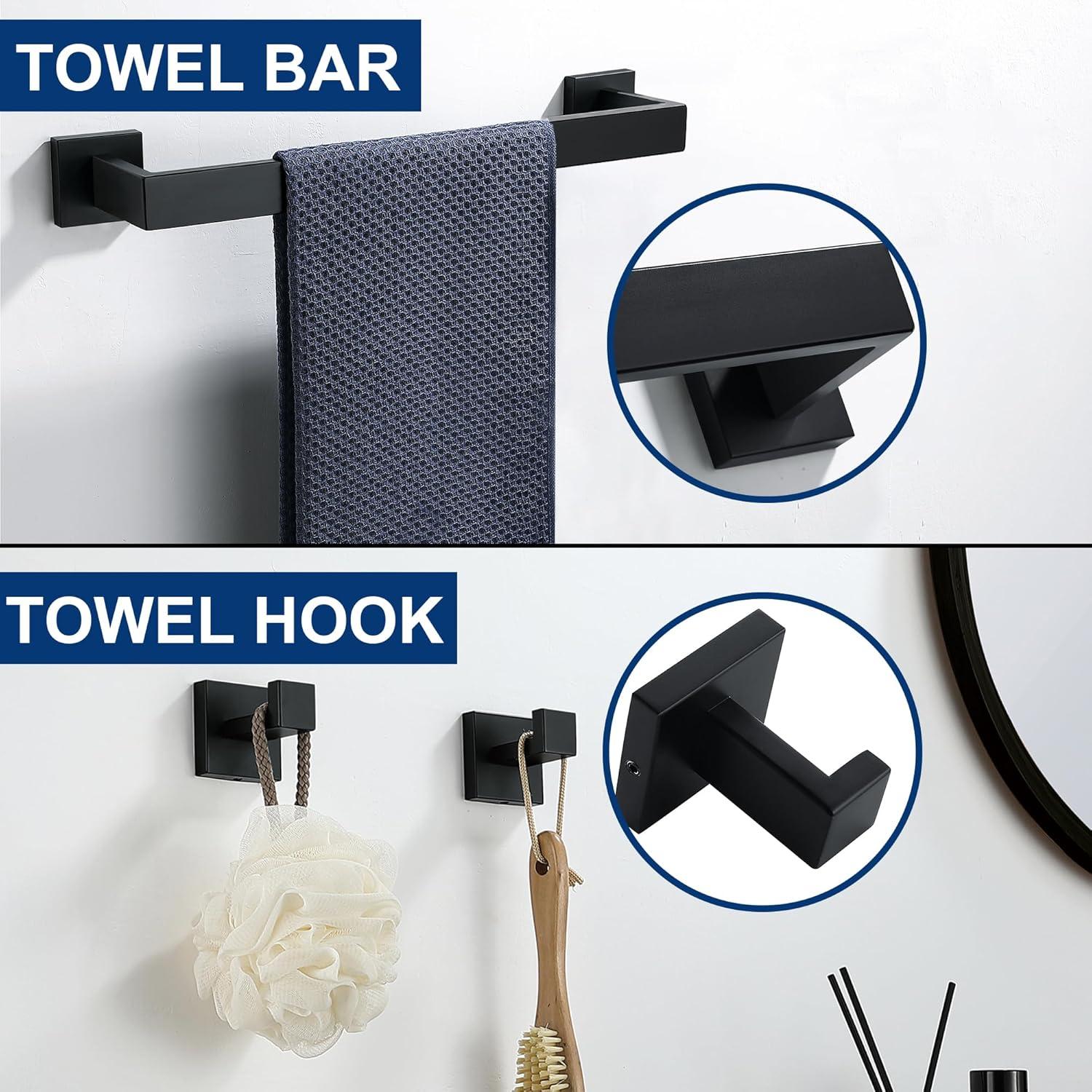 5-Piece Bathroom Hardware Set