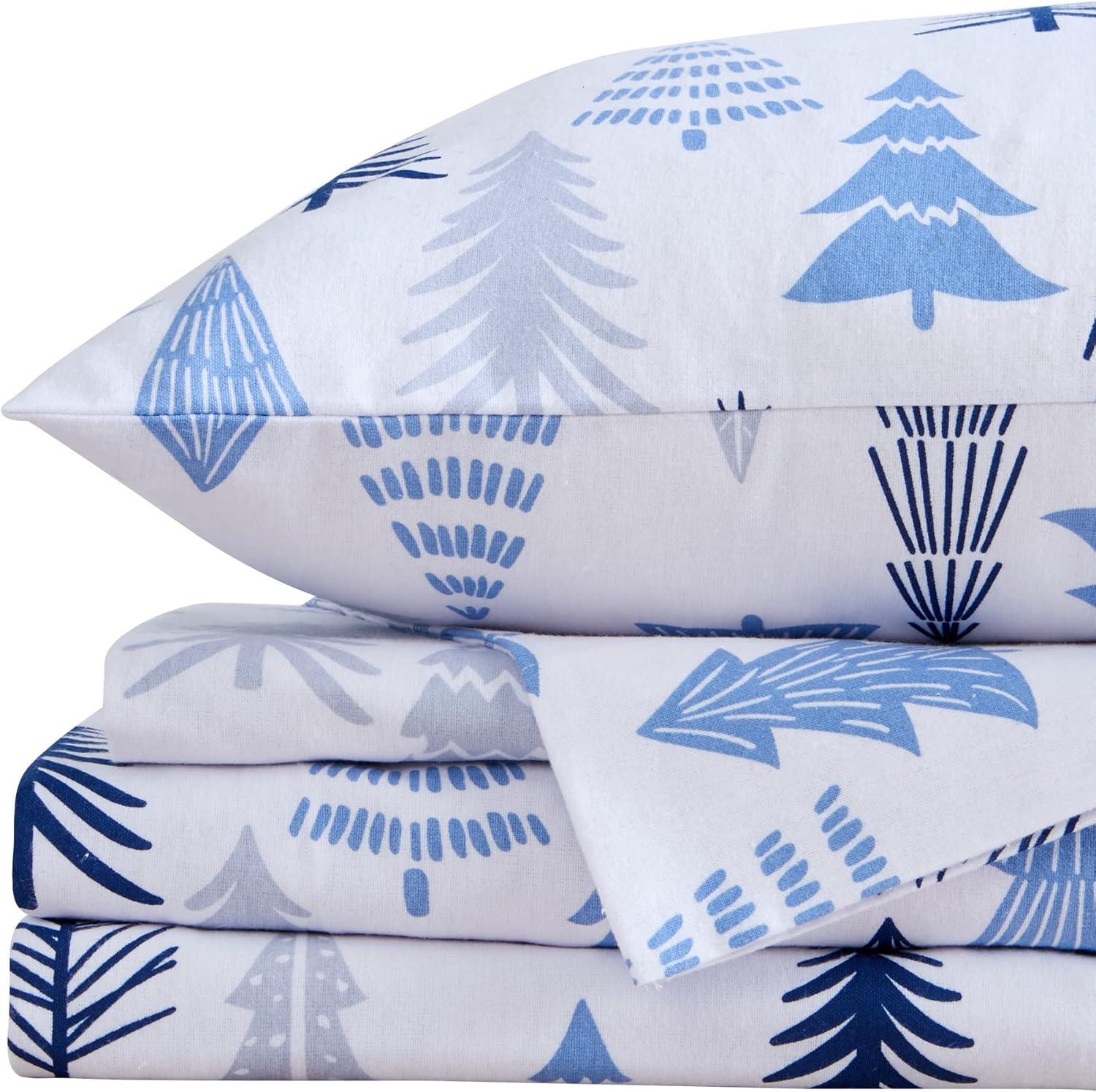 Market & Place Alpine Cotton Flannel Printed Sheet Set