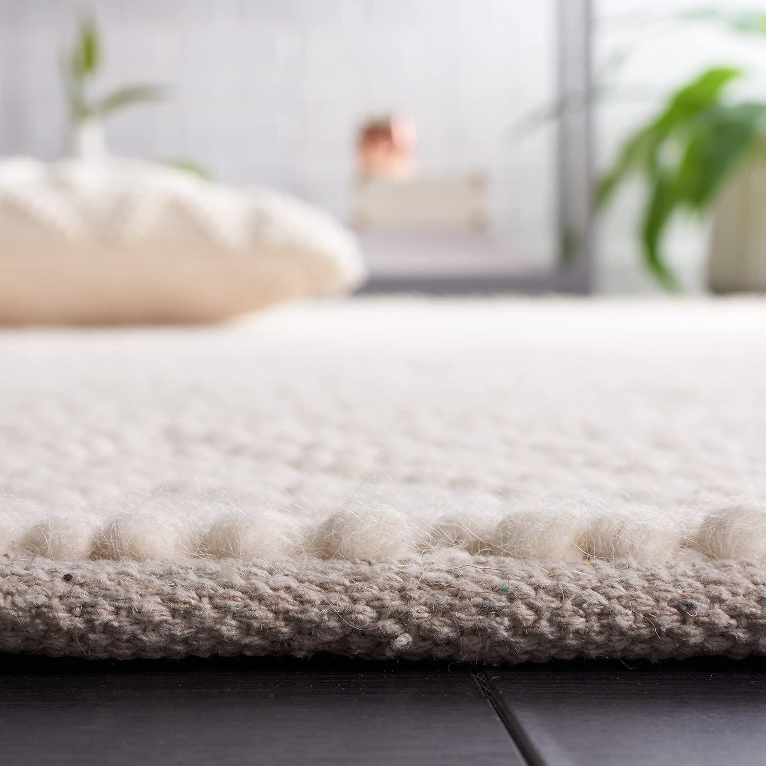 Natura NAT224 Hand Woven Indoor Area Rug - Ivory - 4'x6' - Safavieh