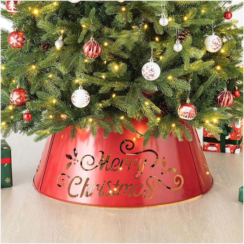 Diecut Metal Tree Collar with Lights