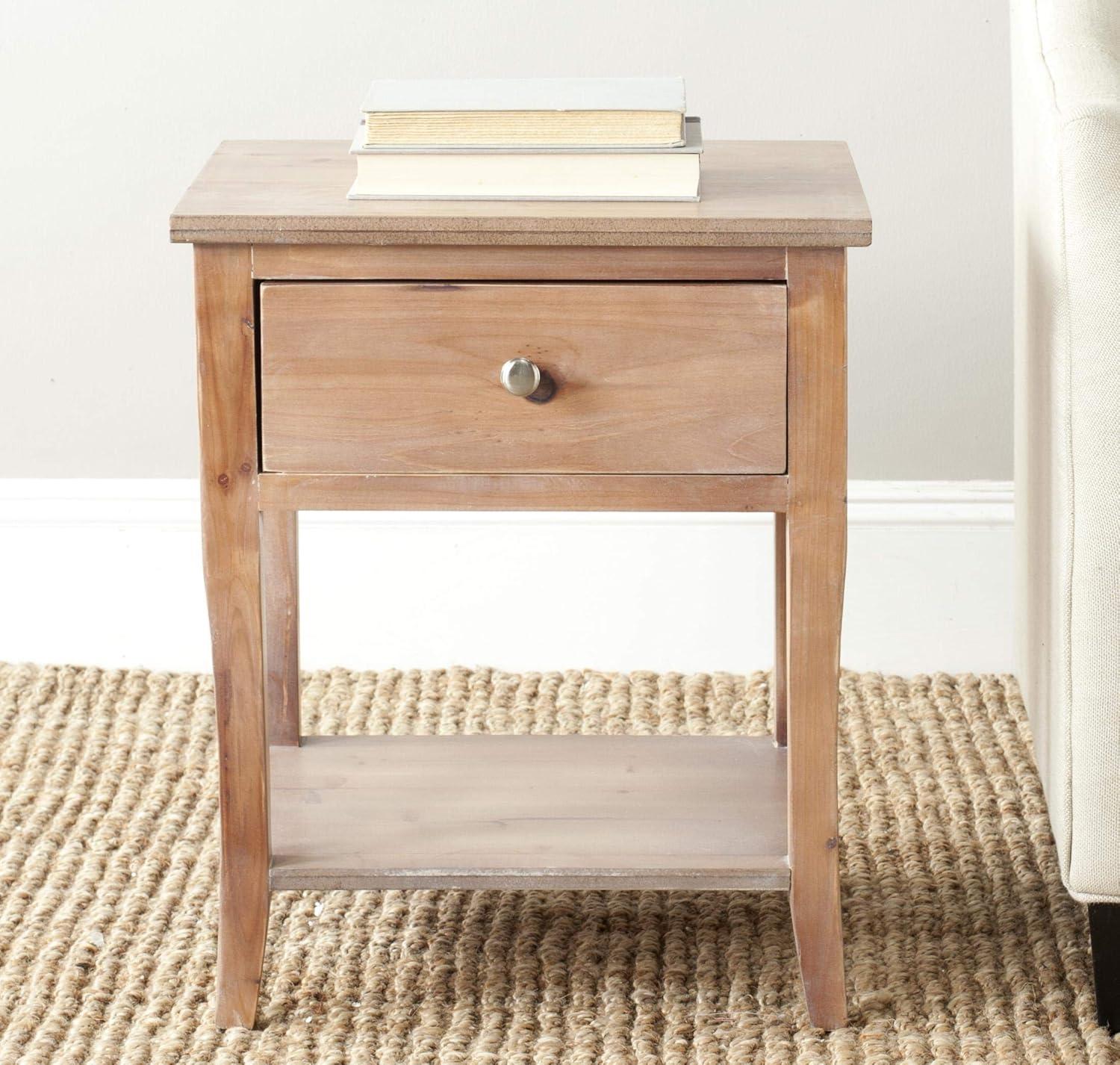 Coby Nightstand with Storage - Ash Grey - Safavieh.
