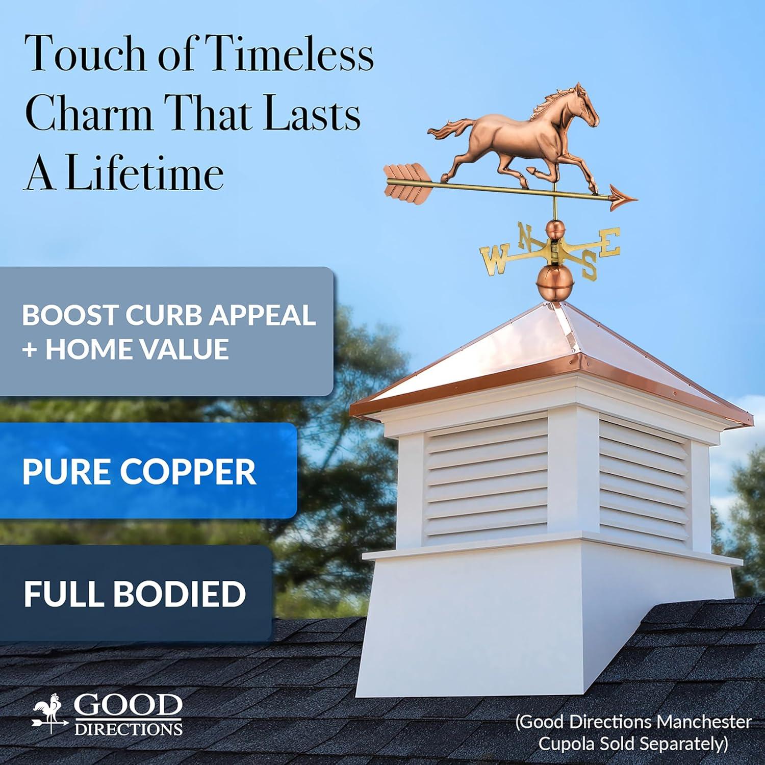 Good Directions 27'' H Metal Animals Weathervane