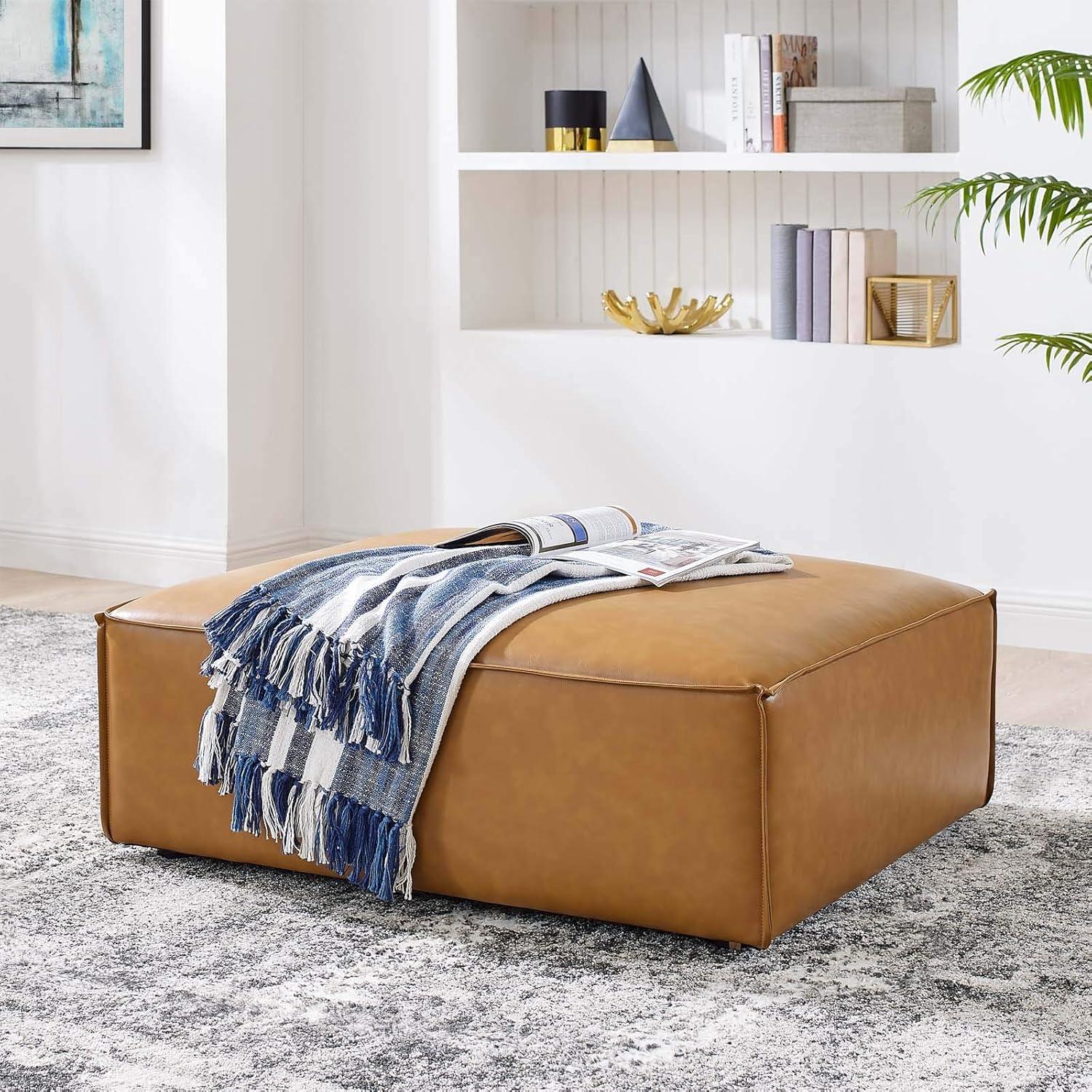 Modway Restore Vegan Leather Ottoman