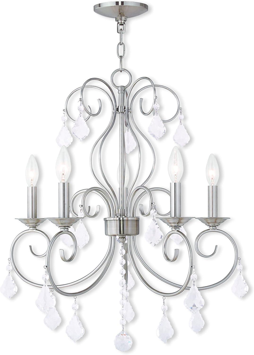 Livex Lighting Donatella 5 - Light Chandelier in  Brushed Nickel