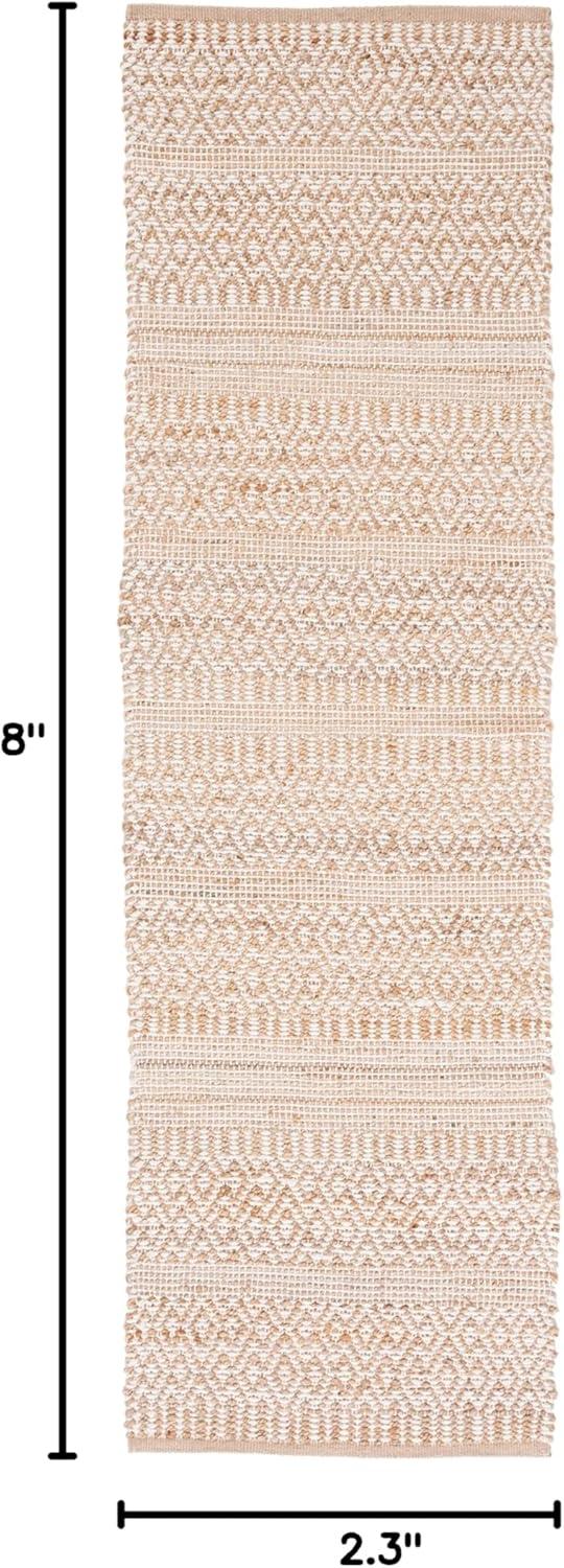 Natural Fiber NF829 Hand Woven Area Rug - Natural/Ivory - 8'x10' - Safavieh.