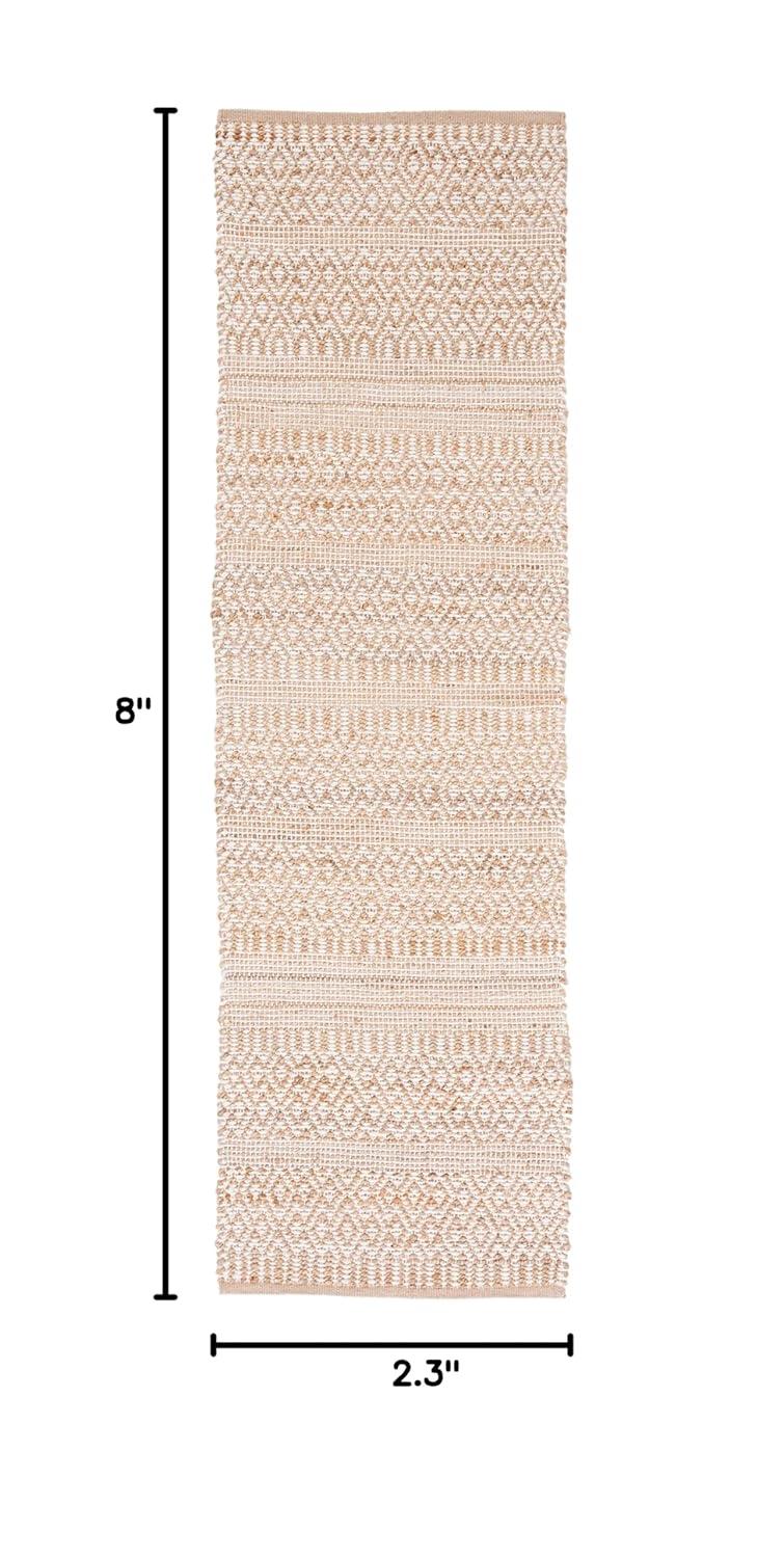 Natural Fiber NF829 Hand Woven Area Rug - Natural/Ivory - 8'x10' - Safavieh.