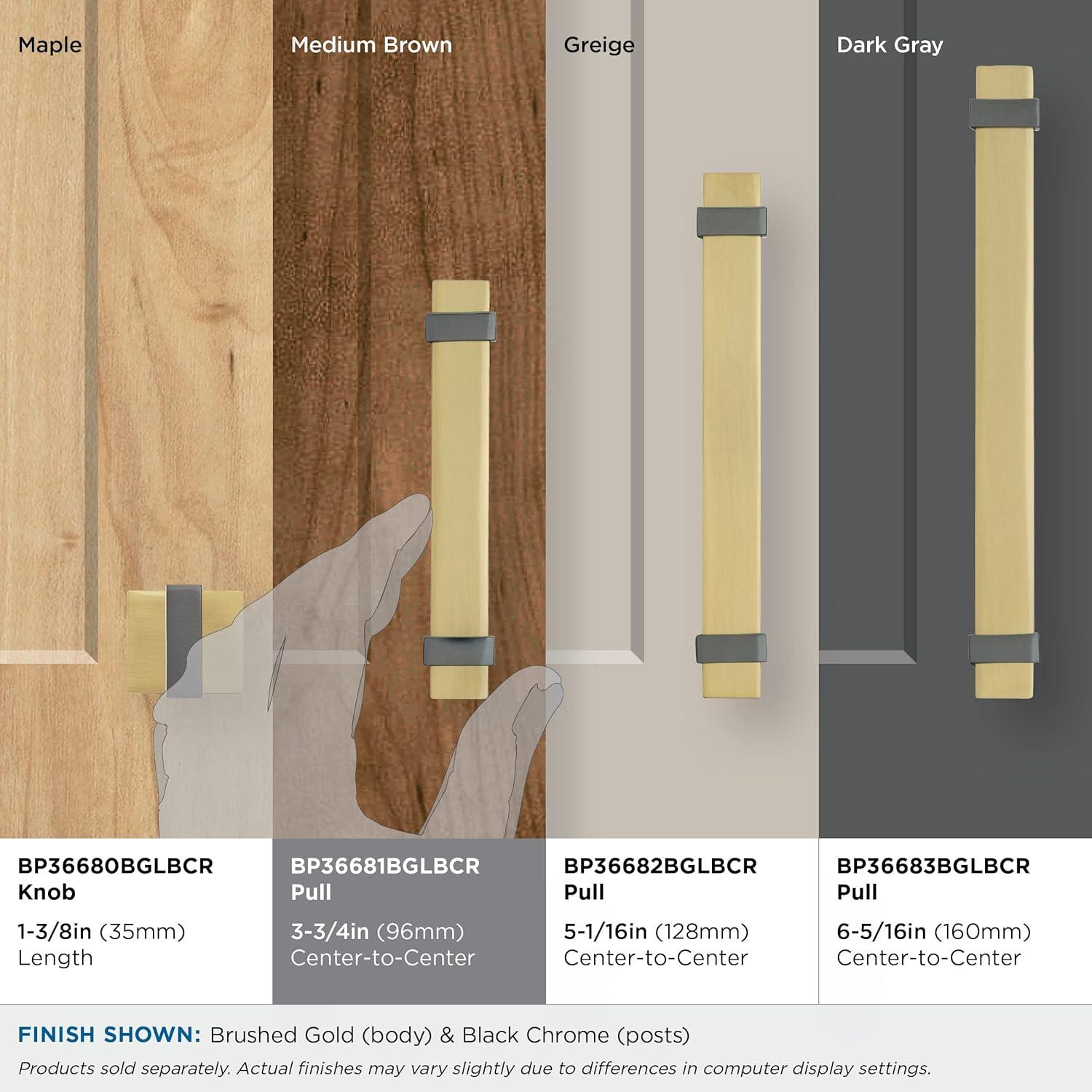 Amerock Overton Split Finish Cabinet or Drawer Pull