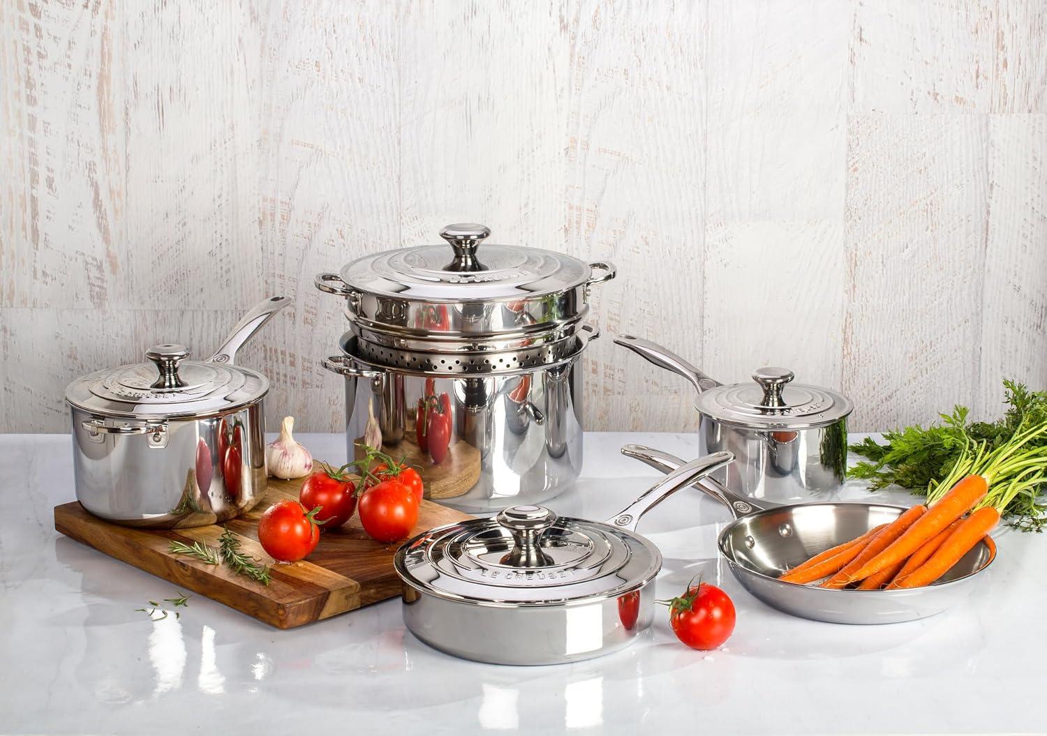 Le Creuset ® Signature Stainless Steel 10-Piece Cookware Set