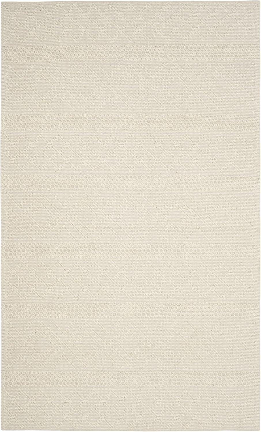 SAFAVIEH Vermont Chelsea Striped Area Rug, Ivory, 10' x 10' Square