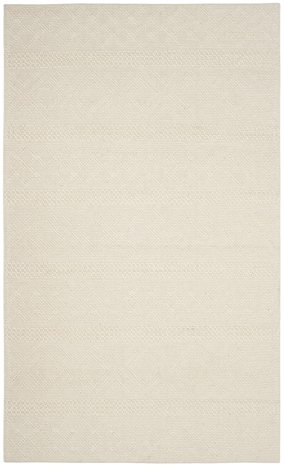 SAFAVIEH Vermont Chelsea Striped Area Rug, Ivory, 10' x 10' Square