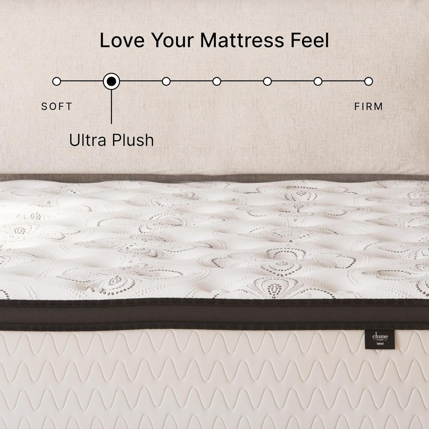 Chime 12" Ultra Plush Hybrid Mattress