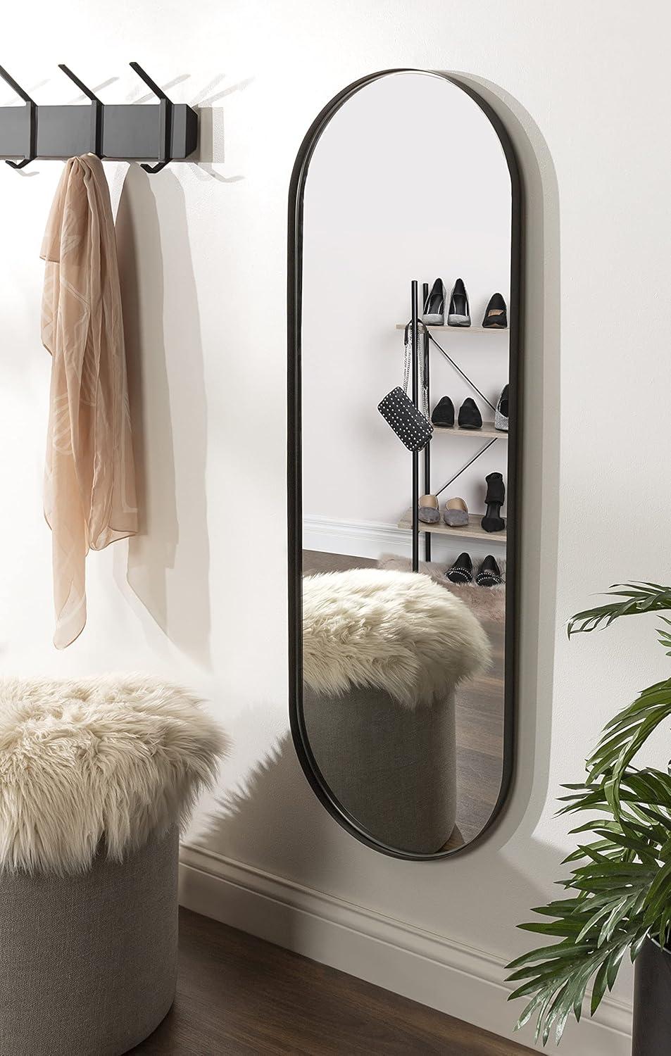Ivy Bronx Fabron Metal Flat Mirror