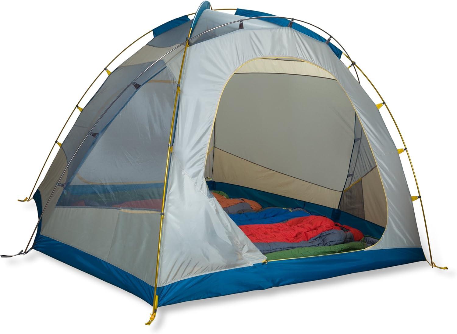 Olympic Blue 5-Person Three Season Dome Tent with Vestibule