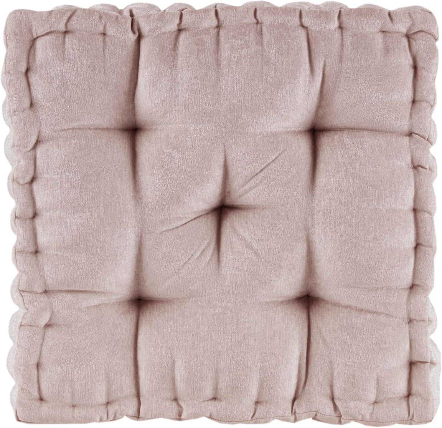 Intelligent Design Azza Poly Chenille Square Floor Pillow Cushion