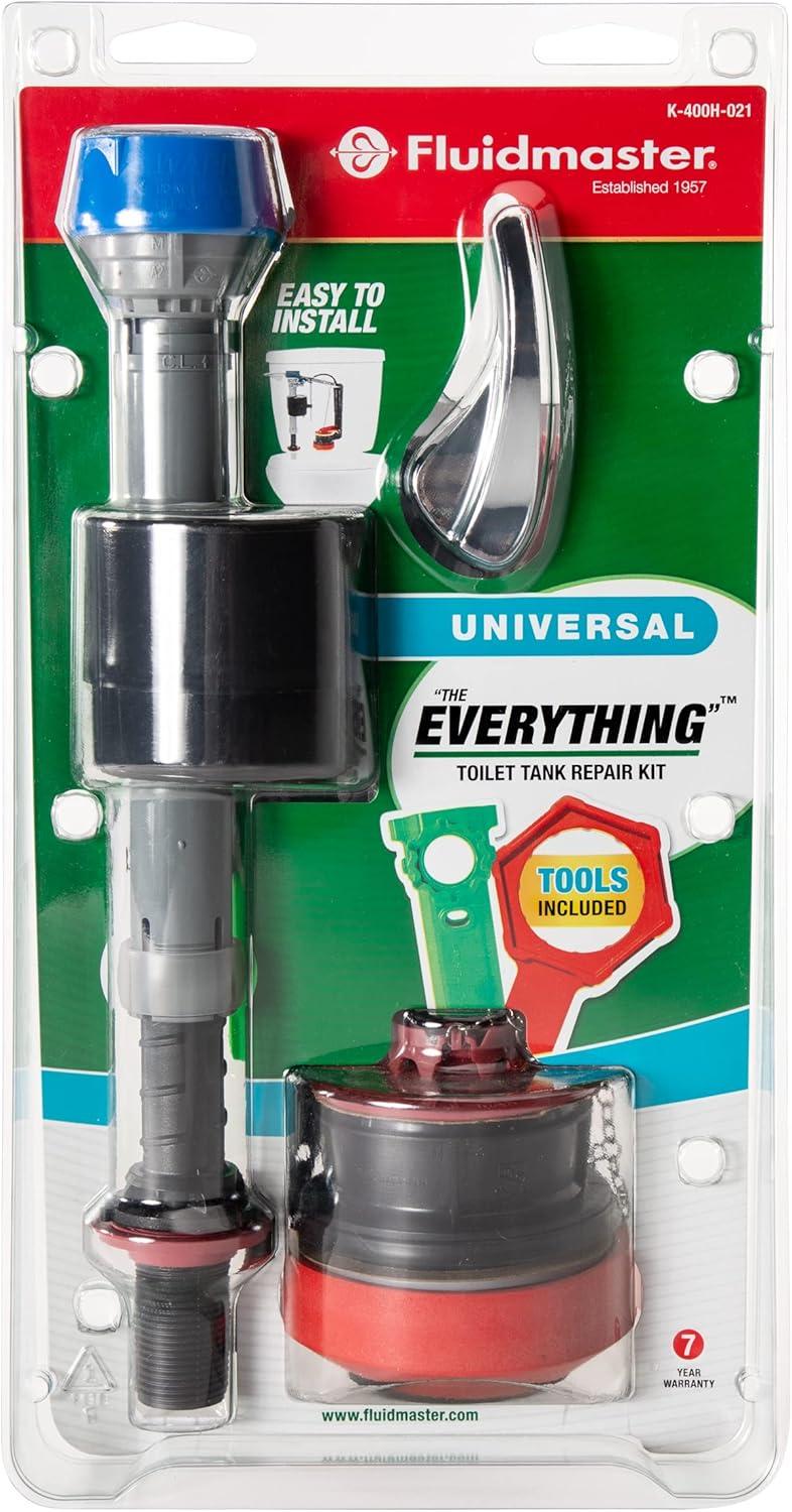 Fluidmaster K-400H-021 Universal 2" Everything Toilet Repair Kit with Installation Tools, New, 1-Pack, Weight 1.97 lbs.