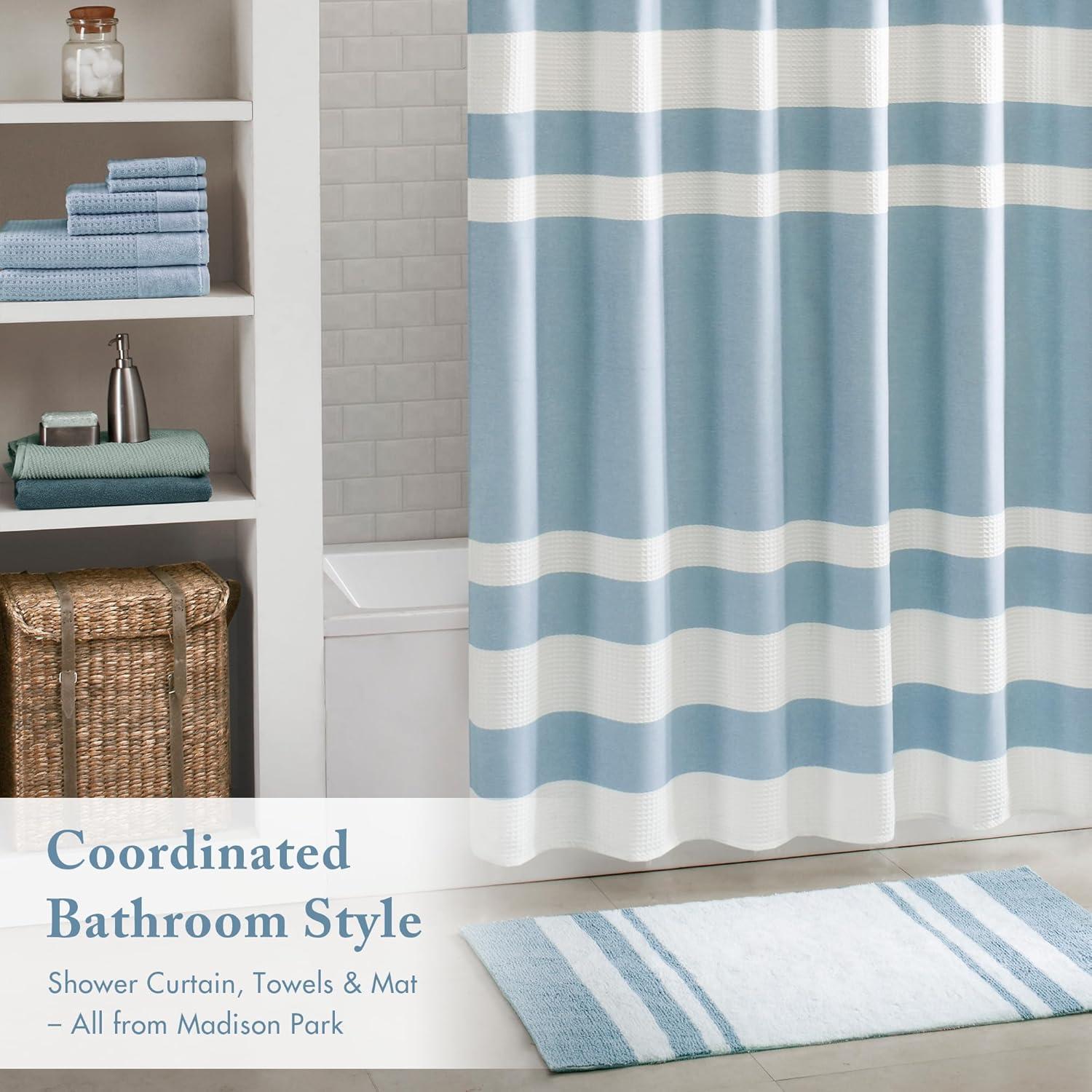 Madison Park Cotton Reversible Bath Rug