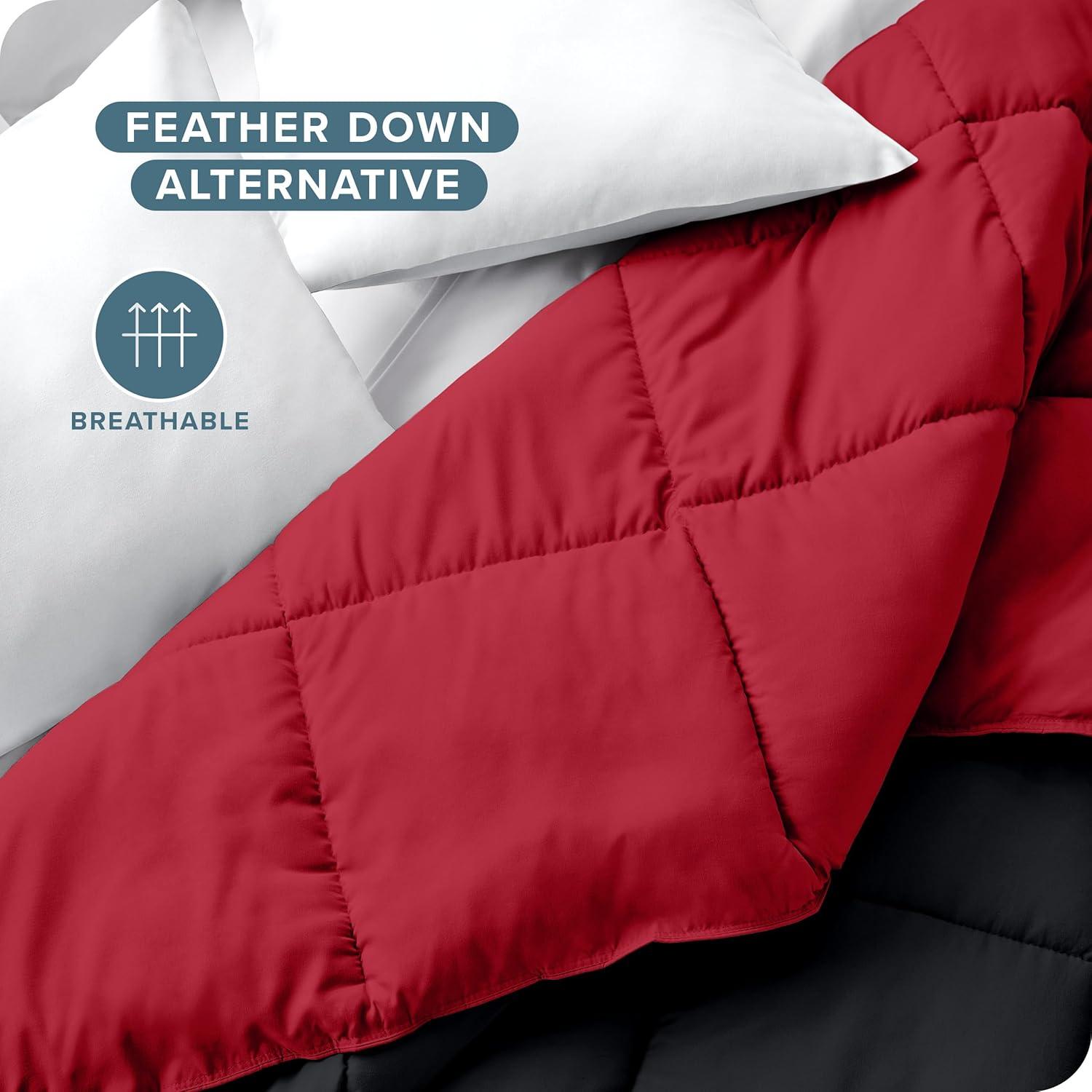 Bare Home Premium Ultra Soft Microfiber Reversible Comforter