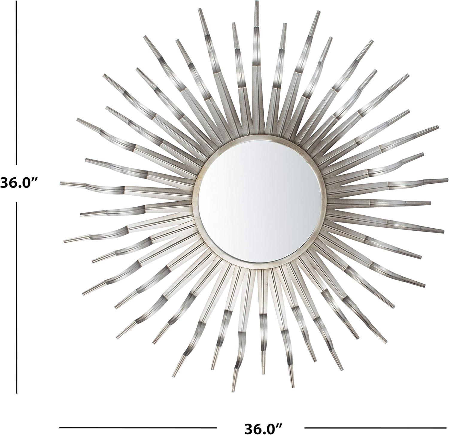 Naya Sunburst Mirror - Gunmetal  - Safavieh