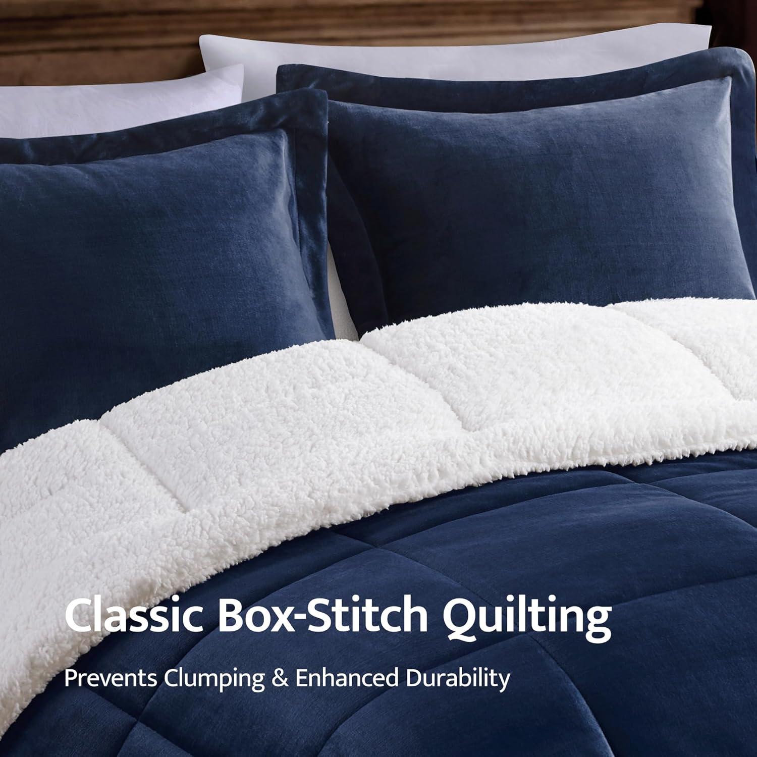Woolrich Woolrich Alton Plush to Sherpa Down Alternative Comforter Set