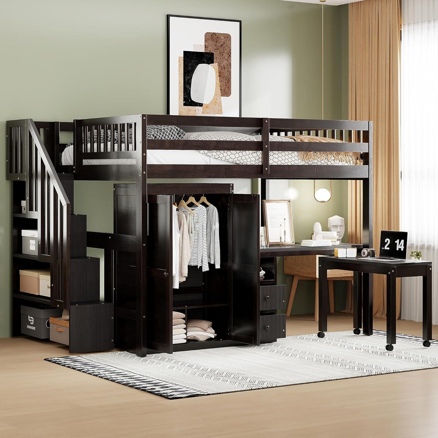 Reprise Designs Desk & Wardrobe – Space-Saving Multifunctional Loft Bed