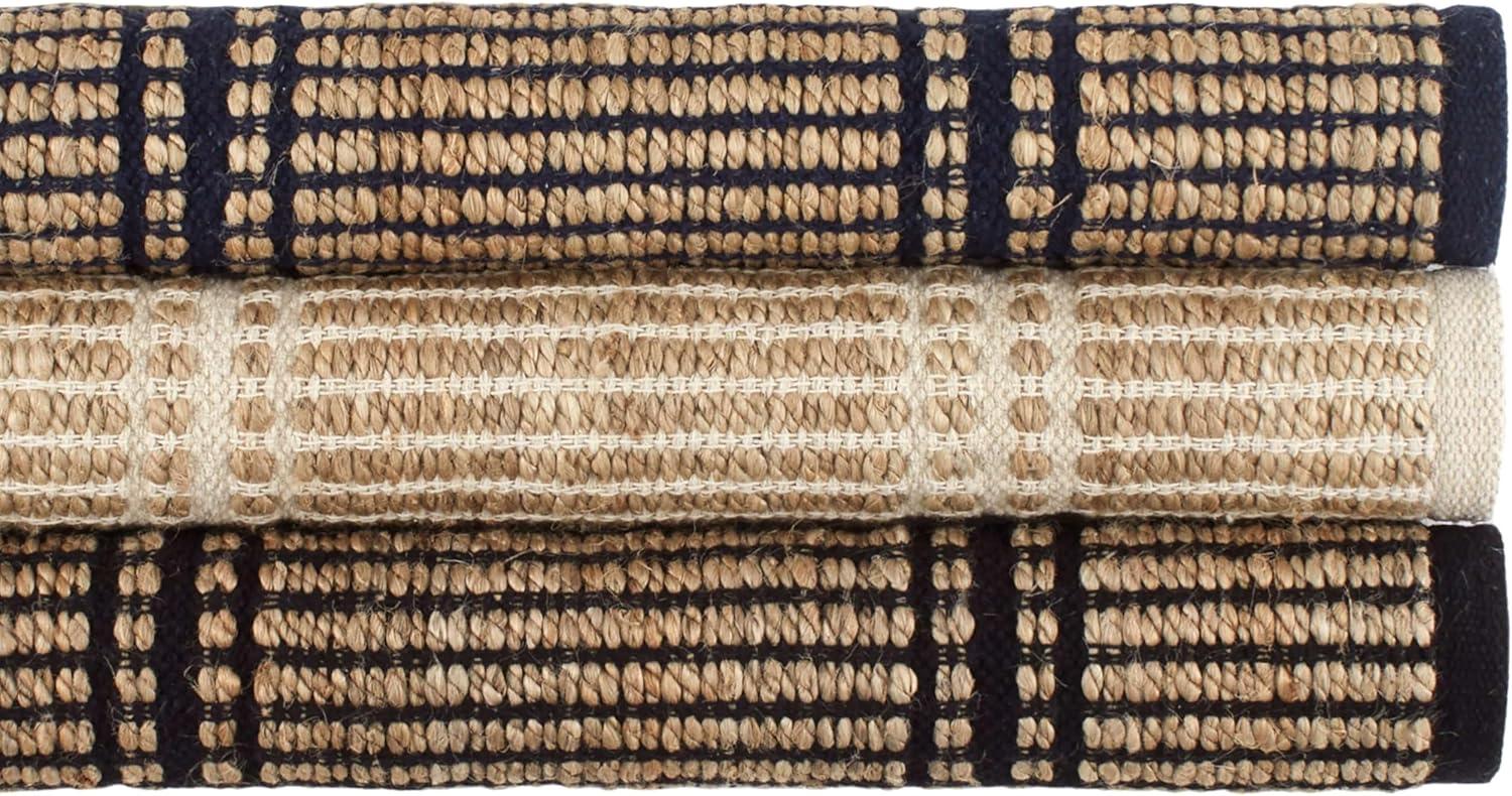 Milo Ivory Handwoven Jute/Cotton Rug