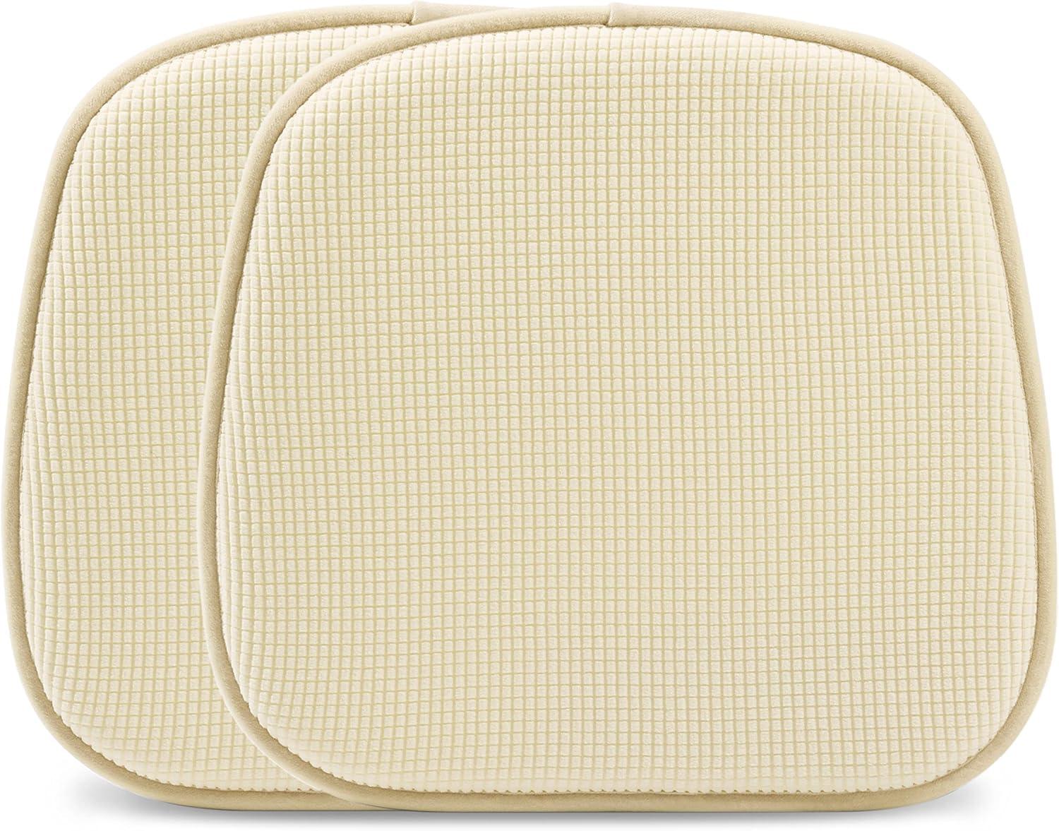 Indoor Dining Chair Pad Cushion Set of 4 - Beige