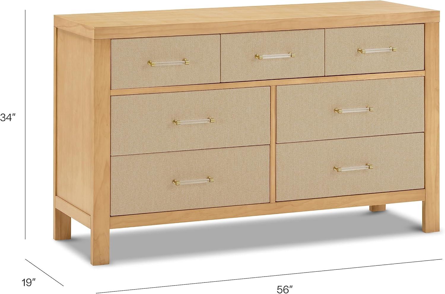 Eloise 7 Drawer 19" W Double Dresser