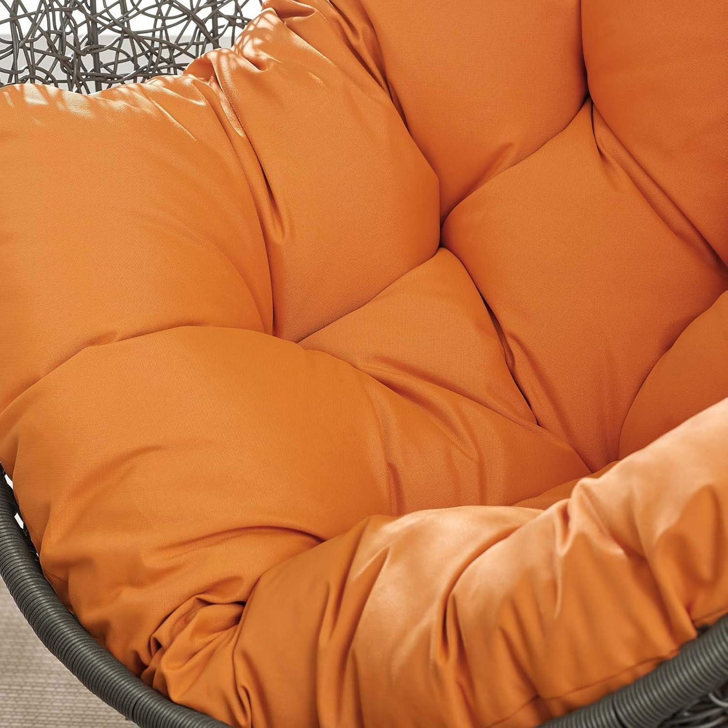 Modway Hide Outdoor Patio Swing Chair With Stand
