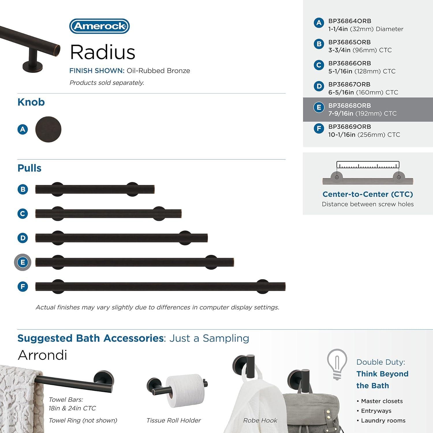 Amerock Radius Cabinet or Drawer Pull