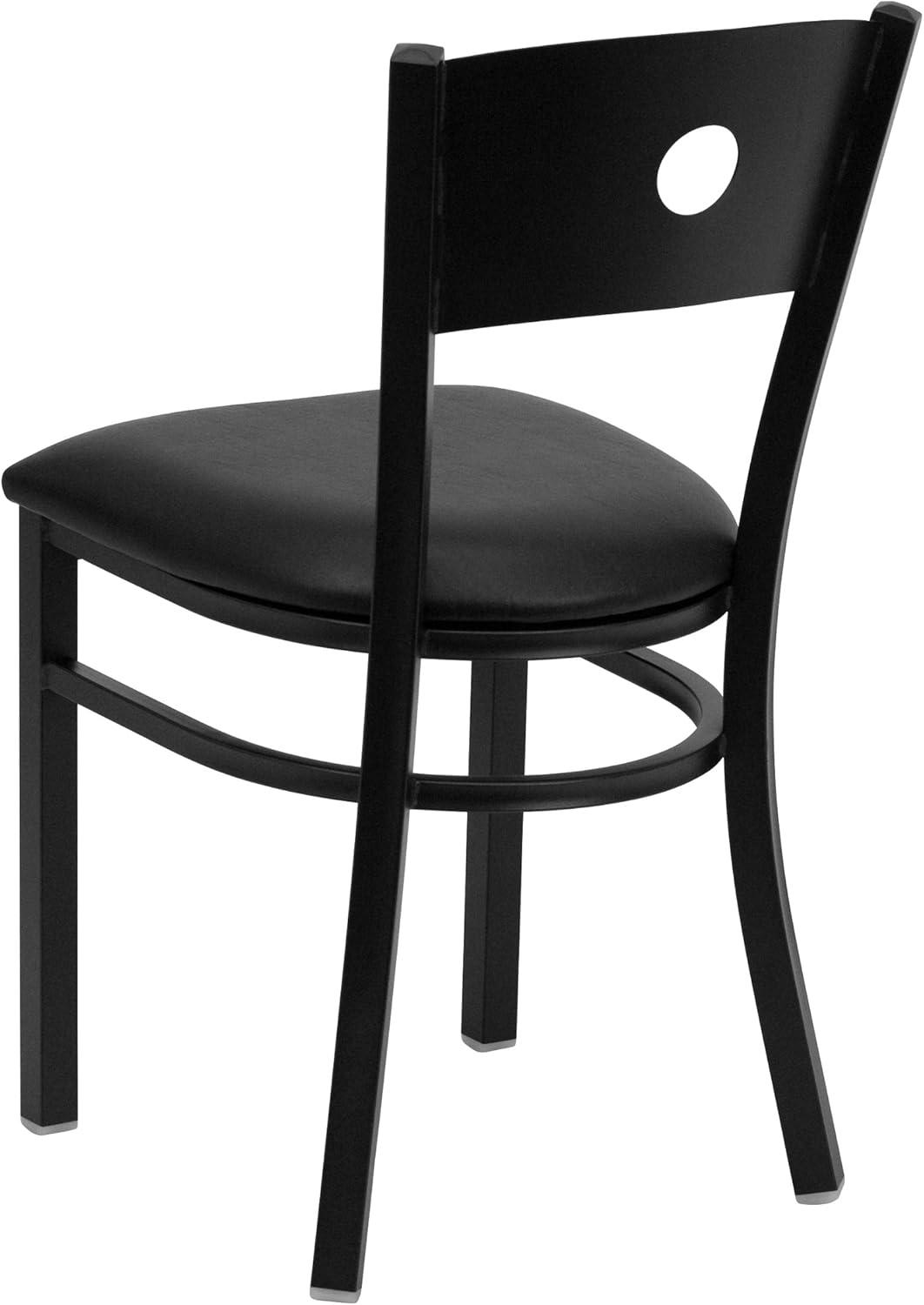 Merlina Circle Back Metal Restaurant Chair