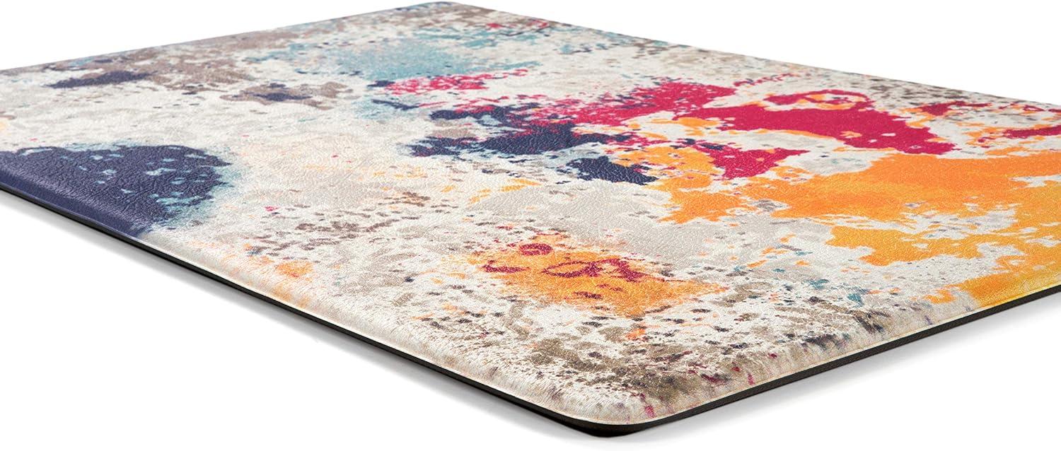 World Rug Gallery Modern Abstract Anti Fatigue Standing Mat