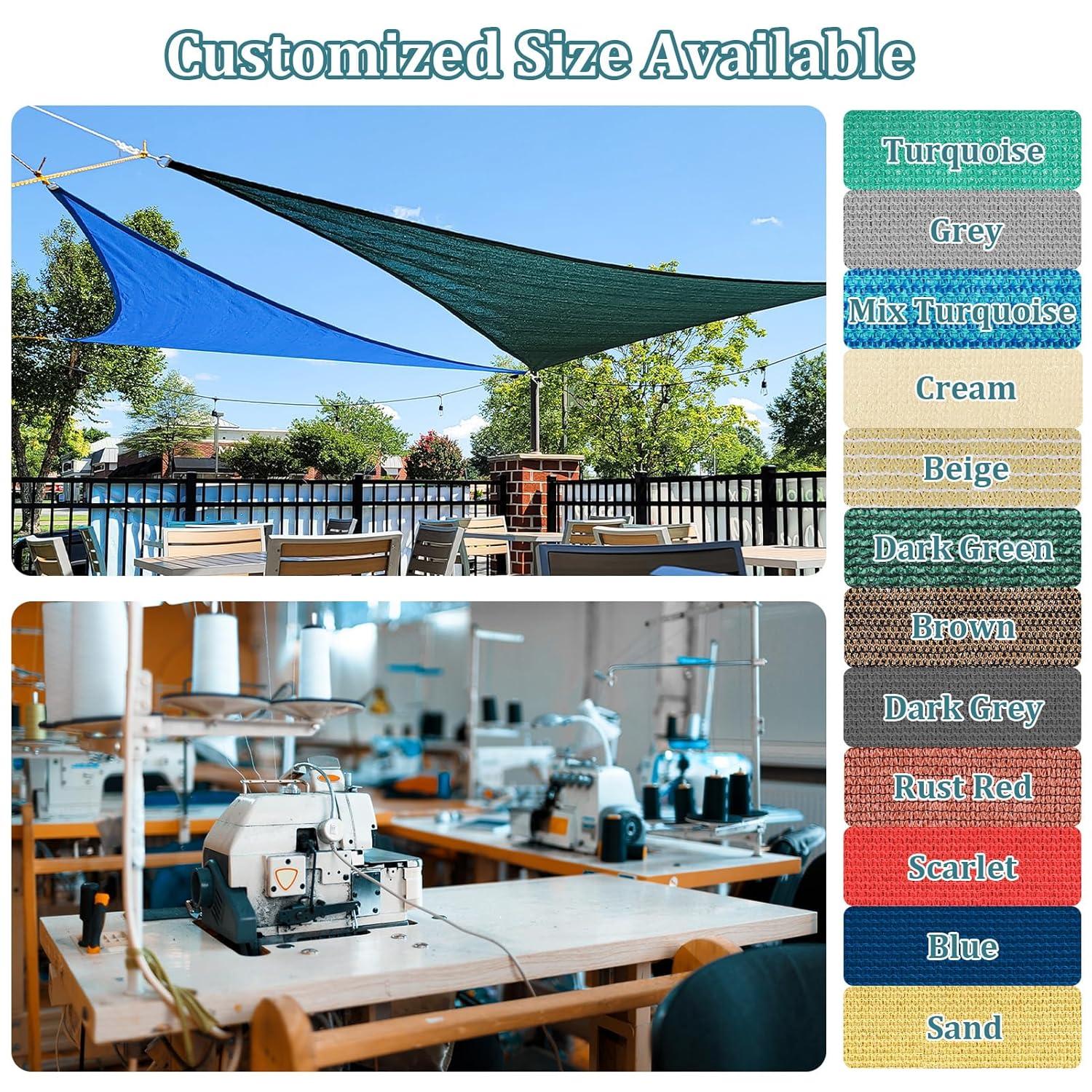 Backyard Expressions 12' Square Shade Sail