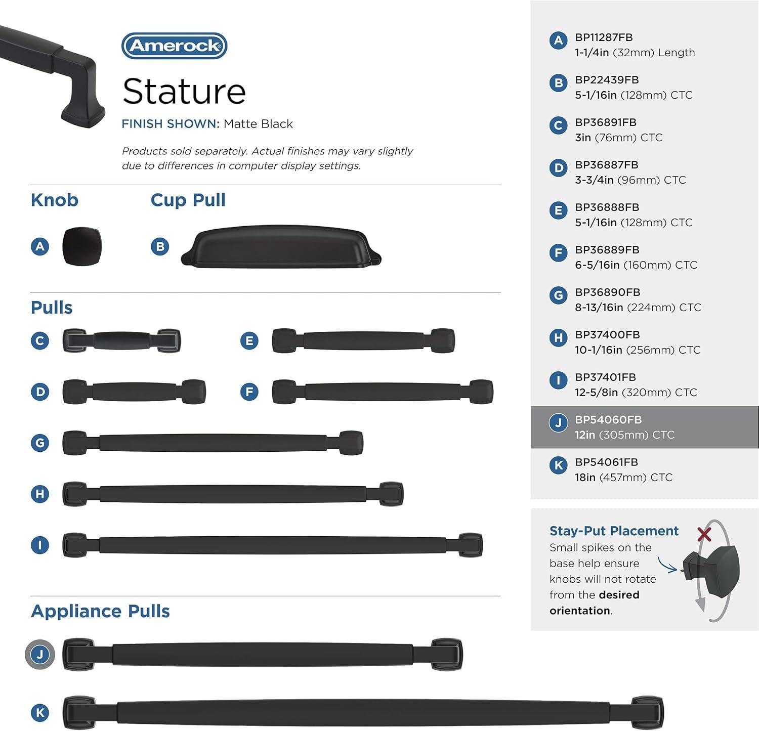 Amerock Stature Appliance Pull