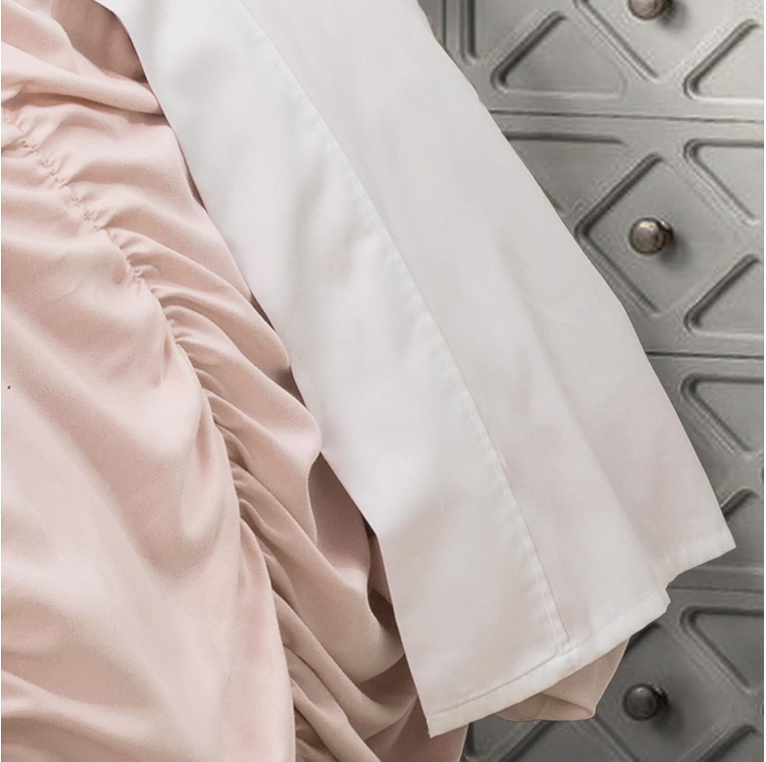 Lush Decor Serena Pink Polyester Textured Comforter, Full/Queen (3 Count)