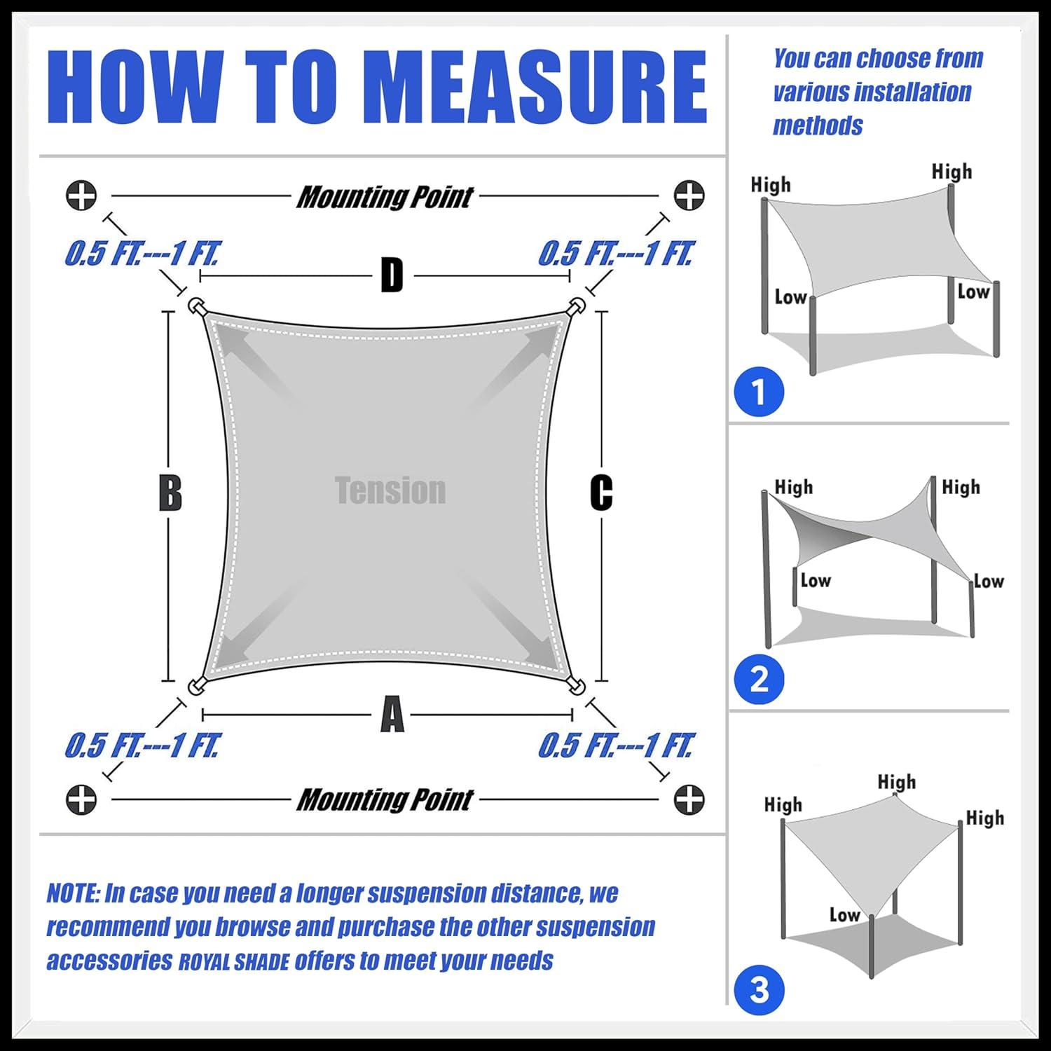 Royal Shade Royal Shade  Rectangle Shade Sail