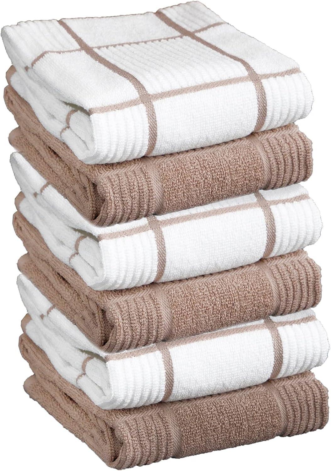 T-fal Solid and Check Dish Cloth