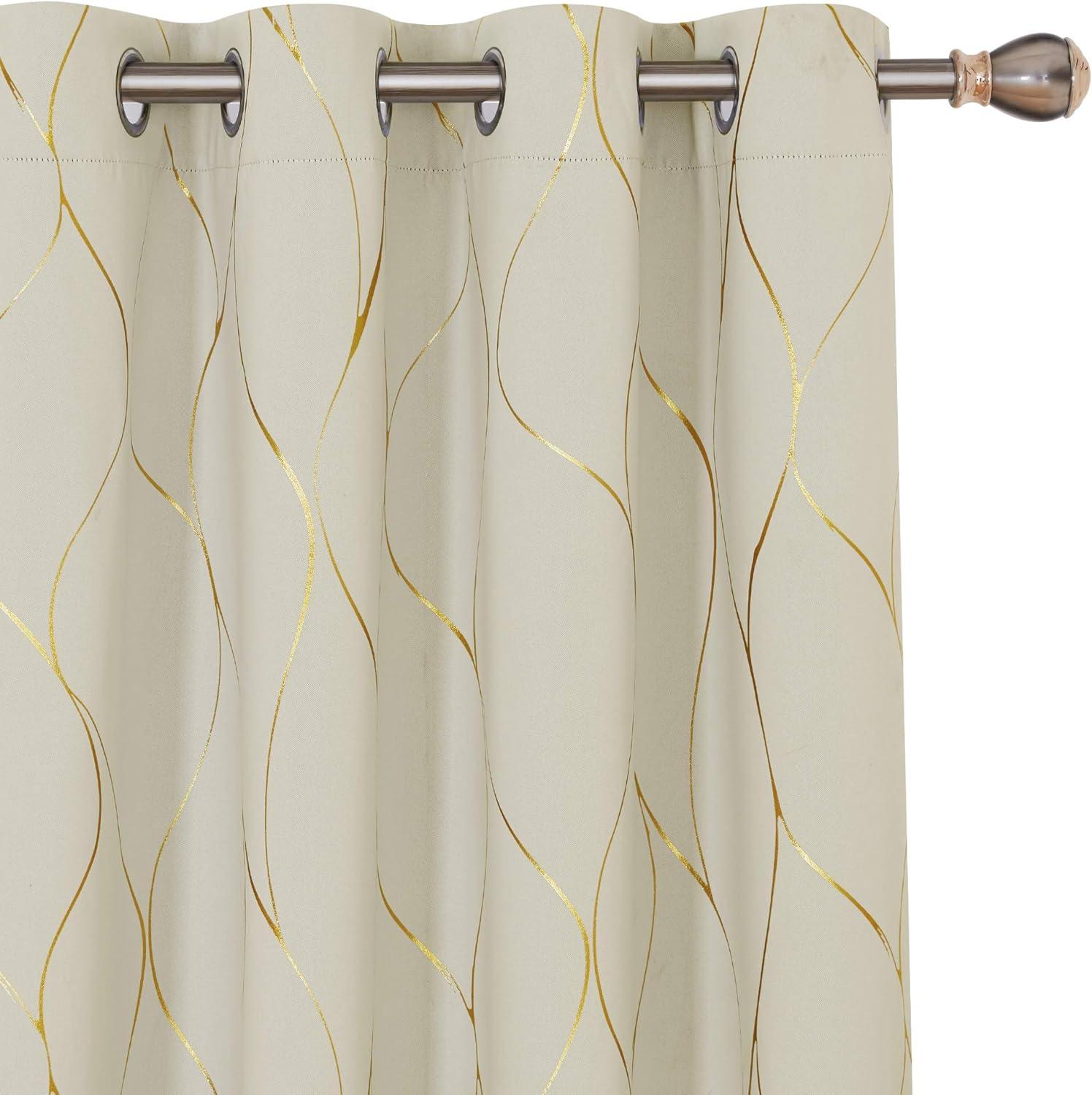 Everly Quinn Boulus Polyester Room Darkening Curtain Pair
