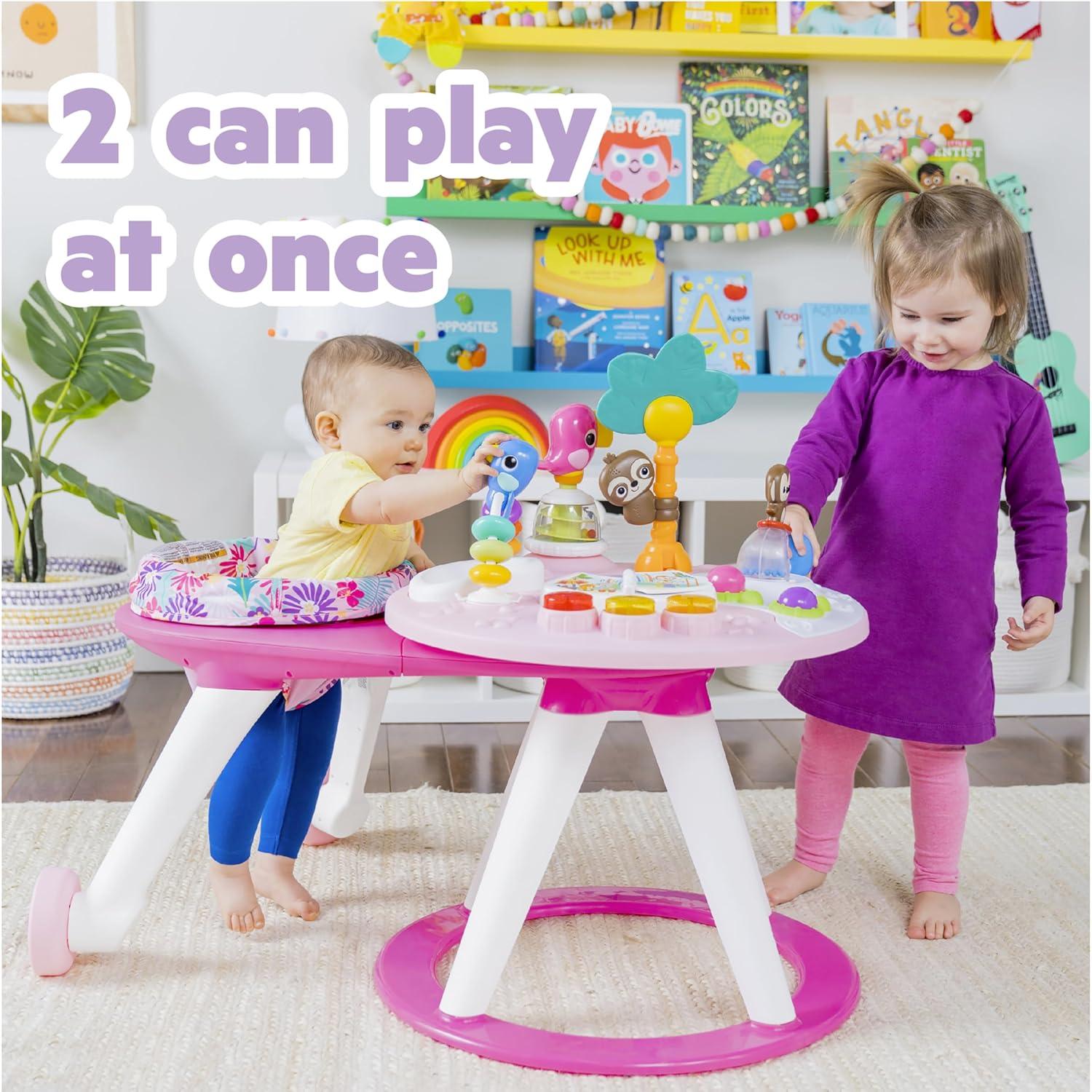 Bright Starts Around We Go 2-in-1 Activity Centre - Tropic Coral