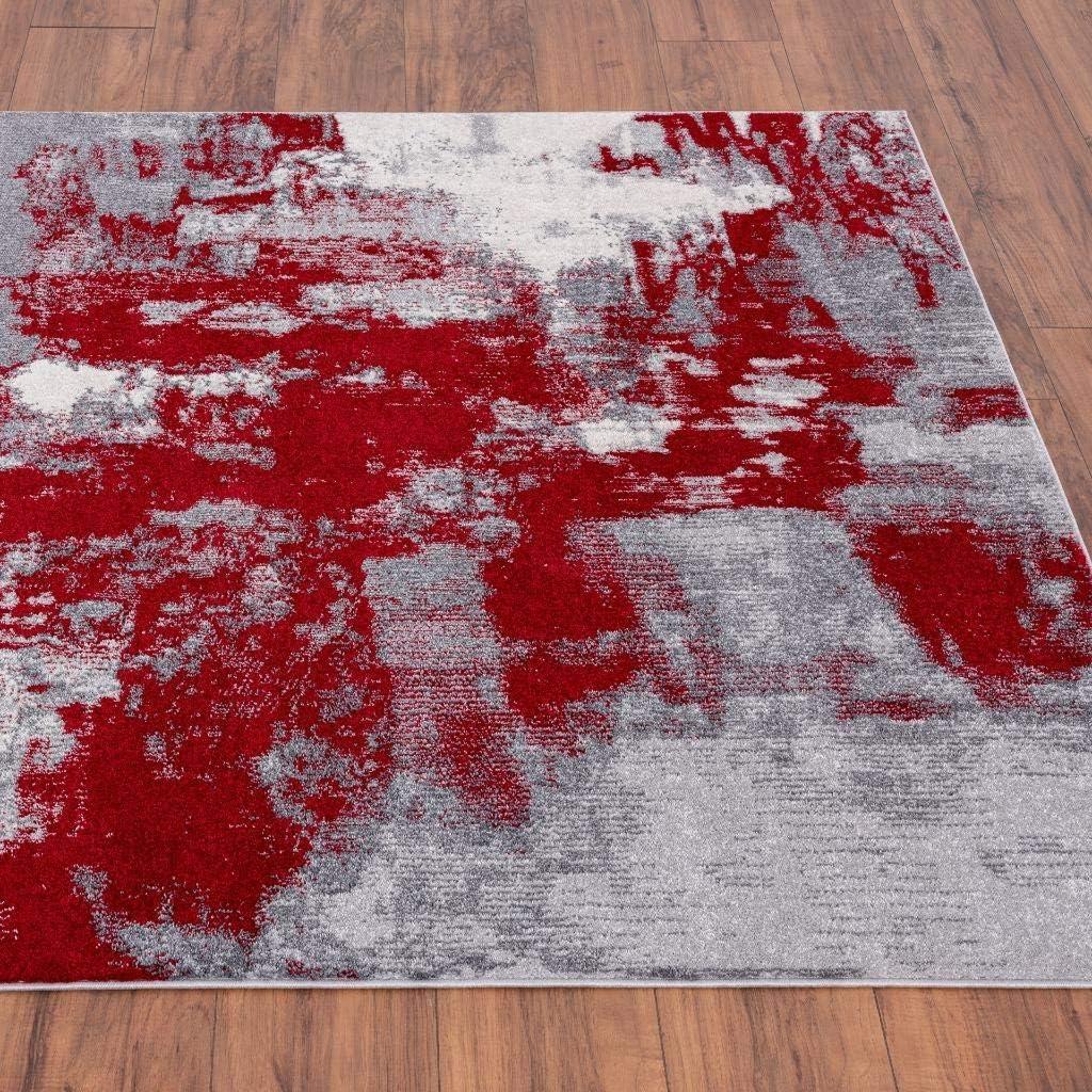 Luxe Weavers Abstract Distressed Area Rug