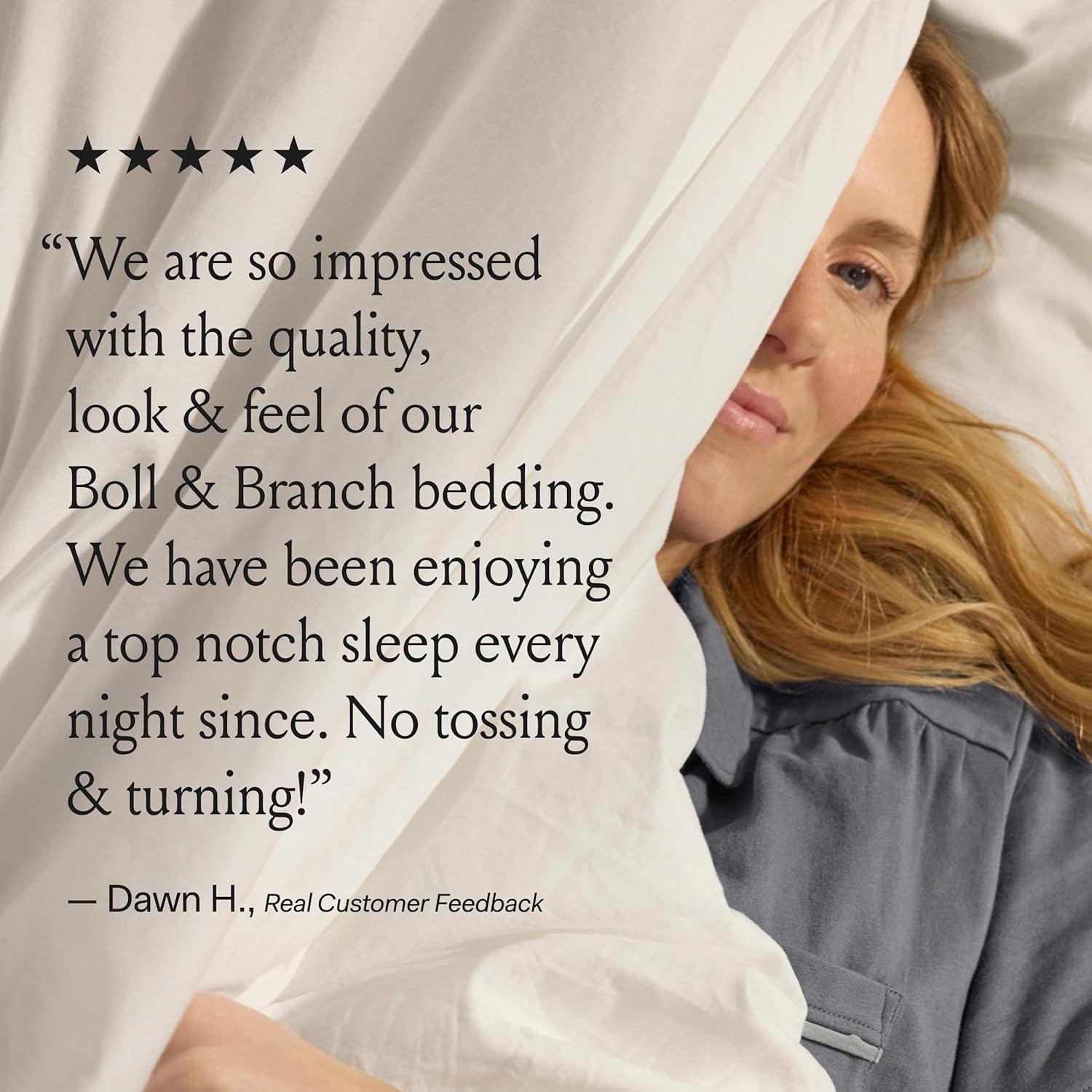 Boll & Branch Signature Hemmed Duvet Set & Reviews | Perigold